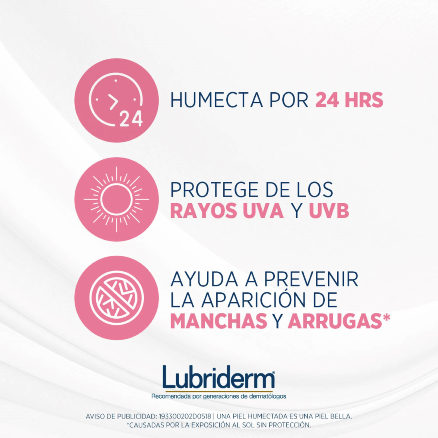 Crema Corporal Prevención LUBRIDERM 750 Ml