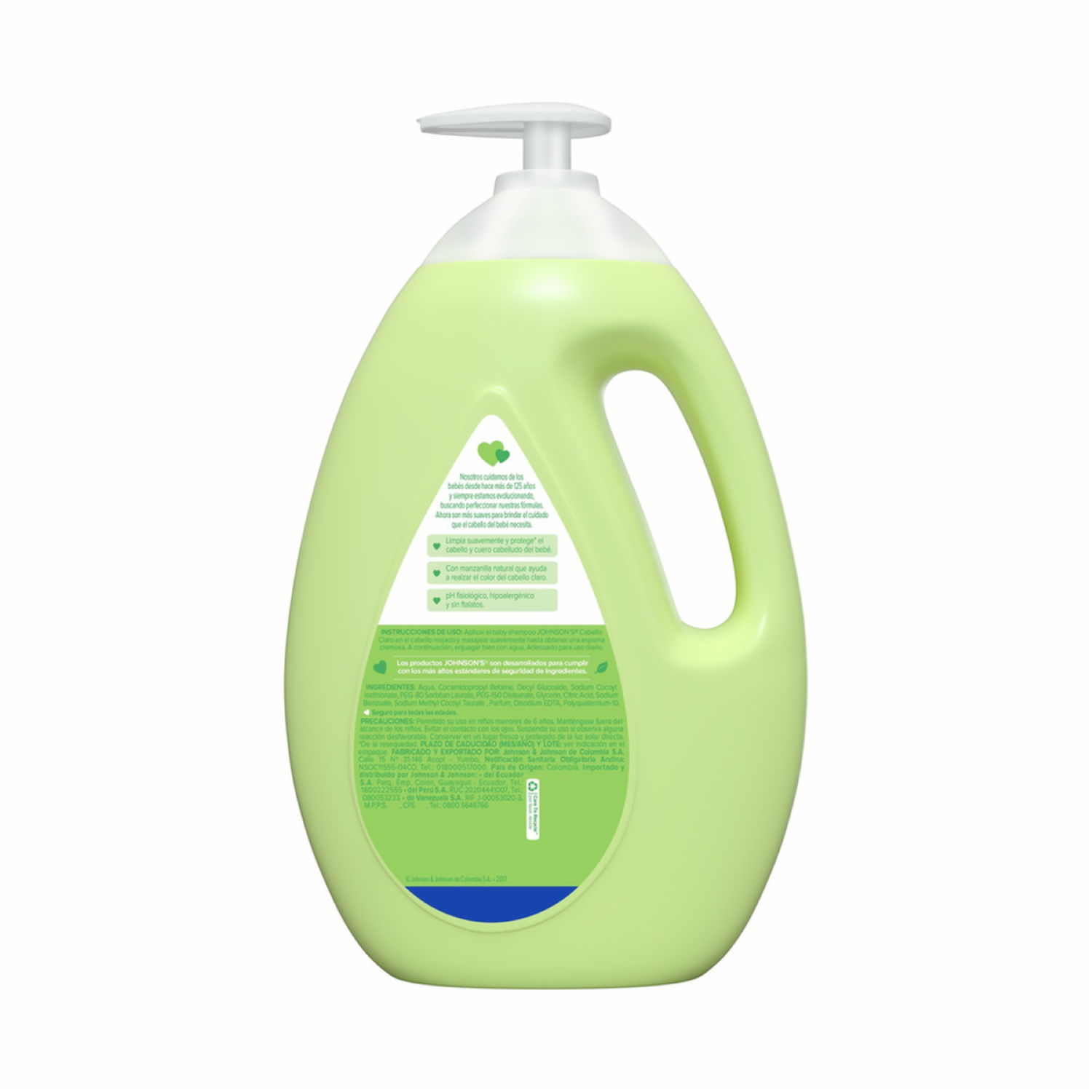 Shampoo Bebé Manzanilla JOHNSON’S 1000 Ml
