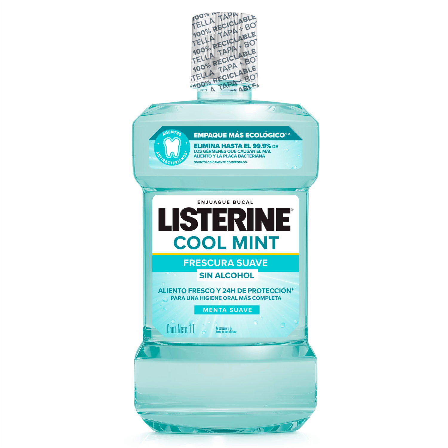 Enjuague  Bucal Cool Mint Zero LISTERINE 1000 Ml