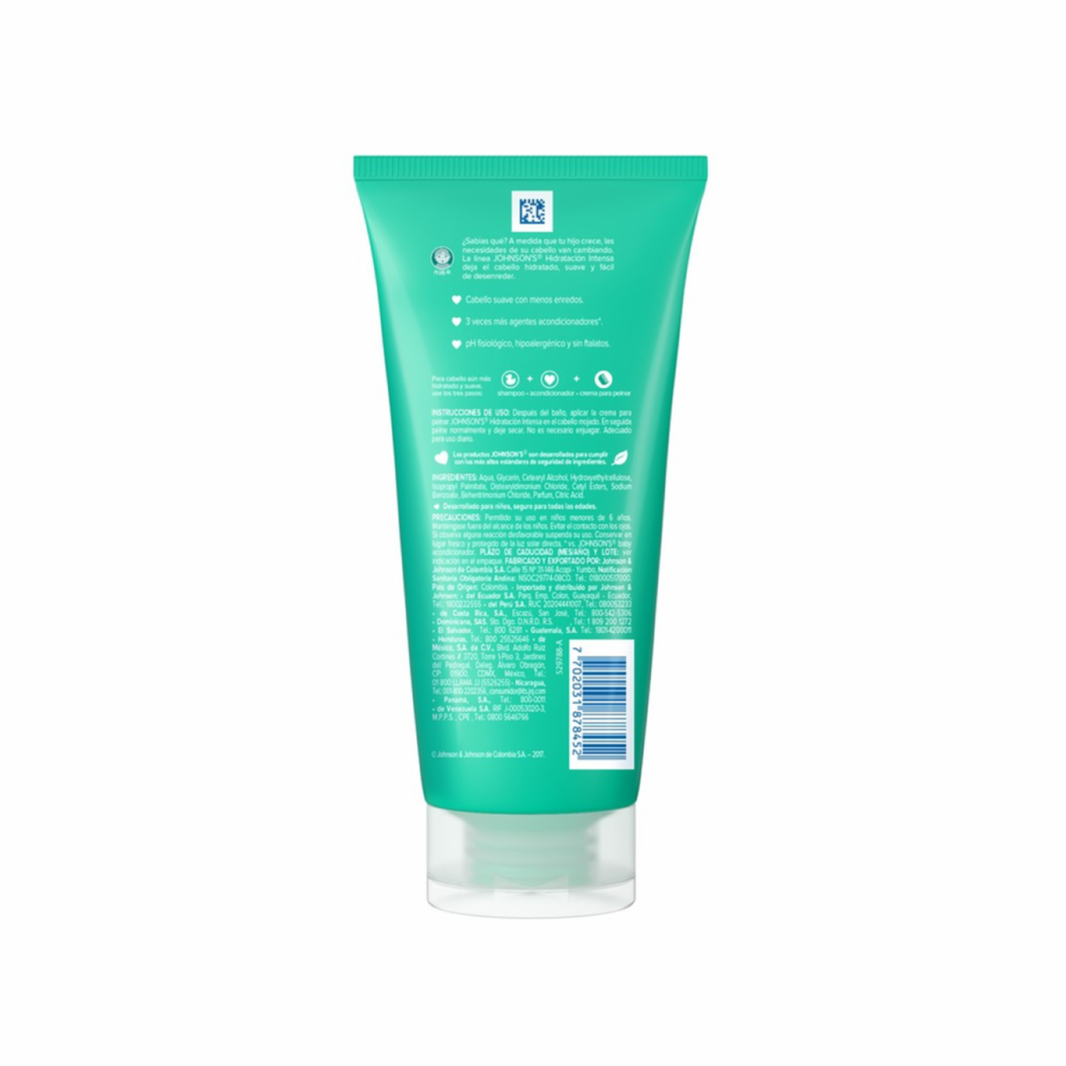 Crema Para Peinar Infantil Hidratación Intensa JOHNSON’S 200 Ml