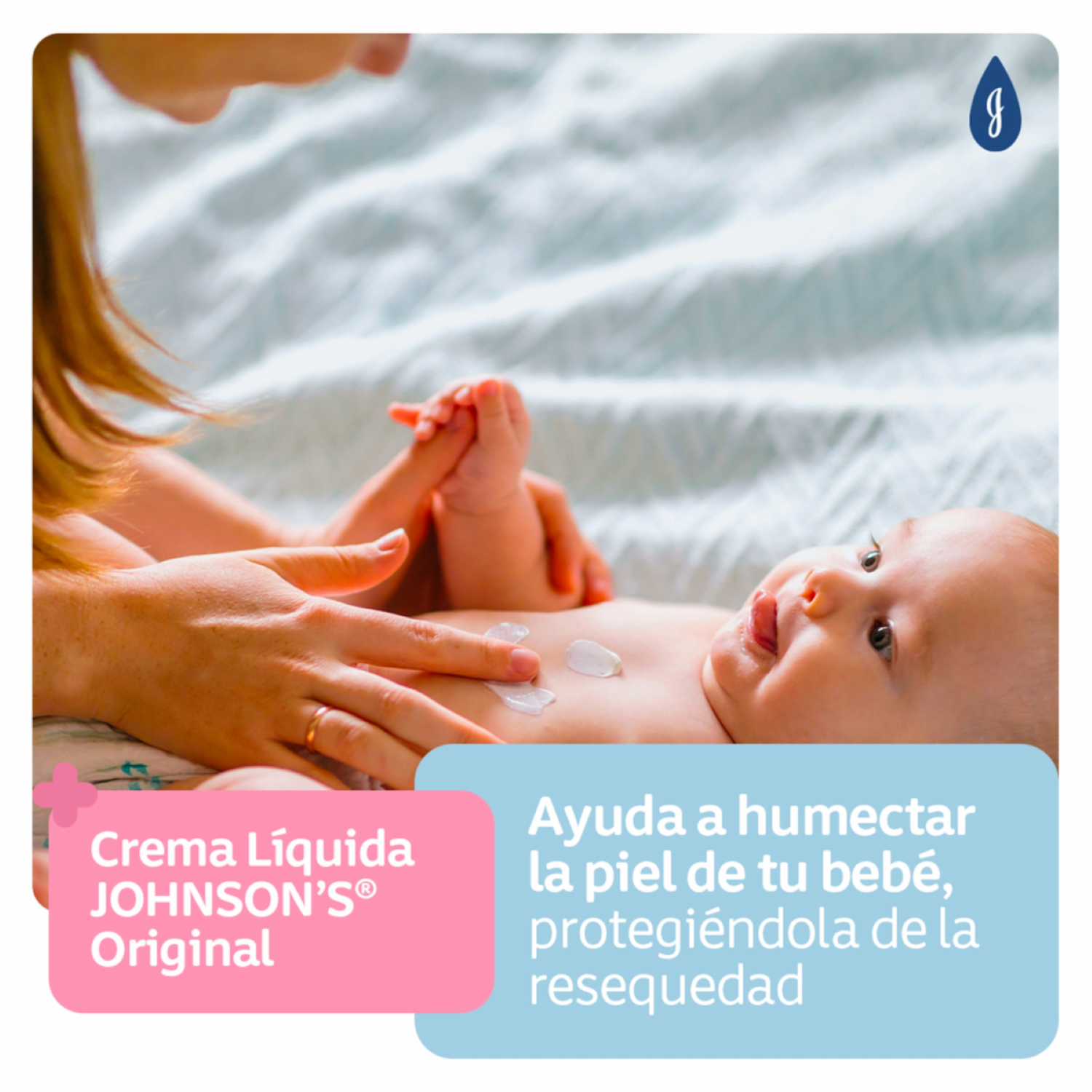 Crema Corporal Infantil Líquida Original JOHNSON’S 800 Ml