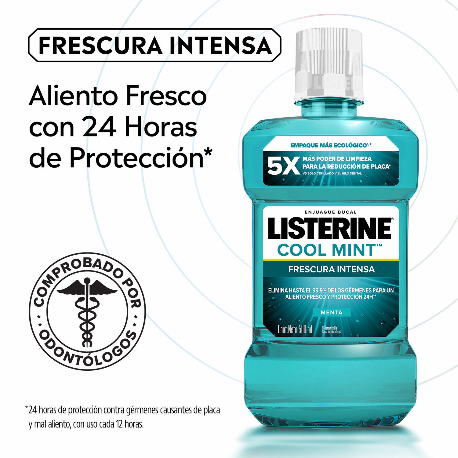 Enjuague  Bucal Cool Mint LISTERINE 500 Ml