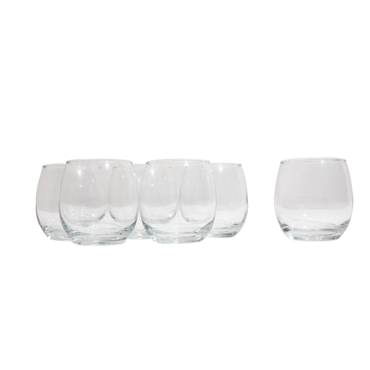 Set De Vasos Mikonos Rocks 6X369 Ml CRISTAR 0453CL6
