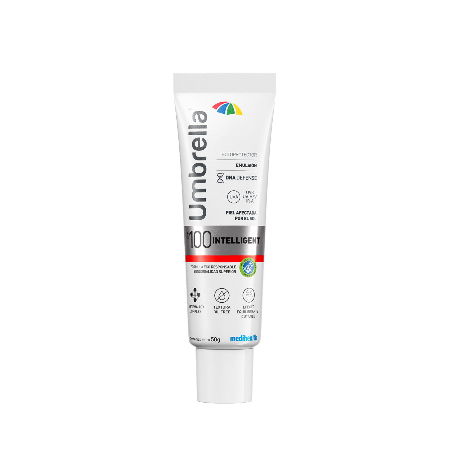 Protector Solar Intelligent Anti Age Fluido Spf100 UMBRELLA 50 G