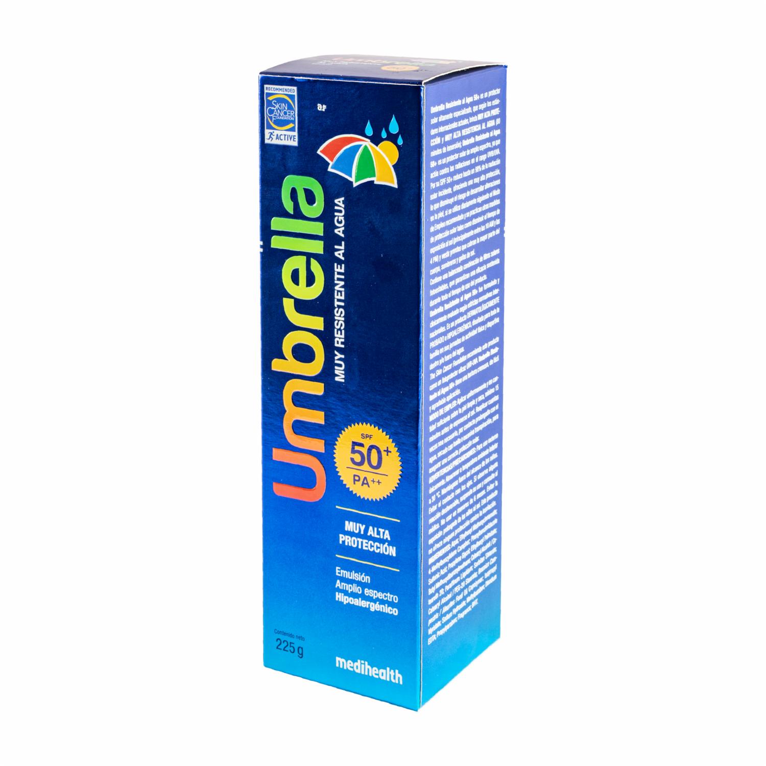 Protector Solar Resistente Al Agua Spf50+ UMBRELLA 225 G
