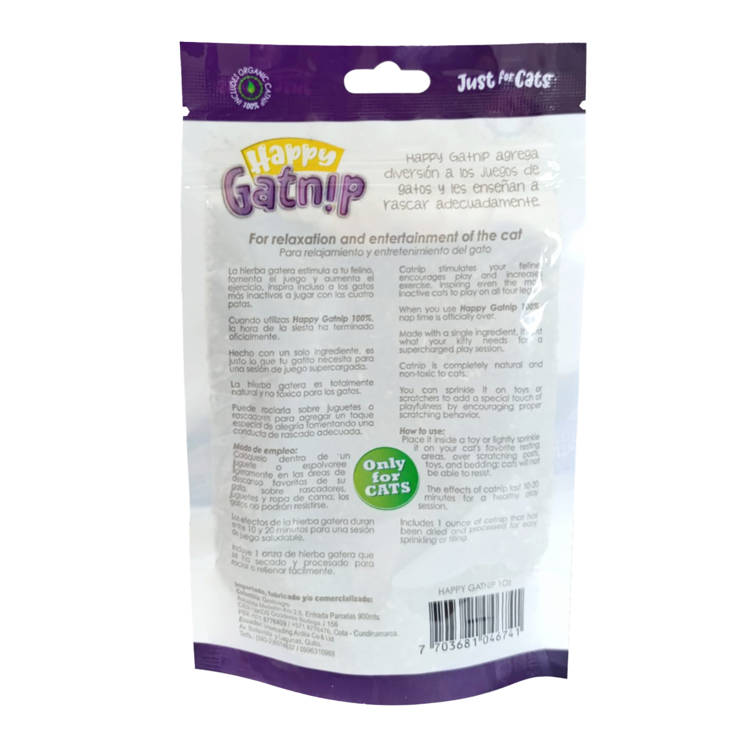 Hierba Gatera Con Menta HAPPY GATNIP 28,35 G