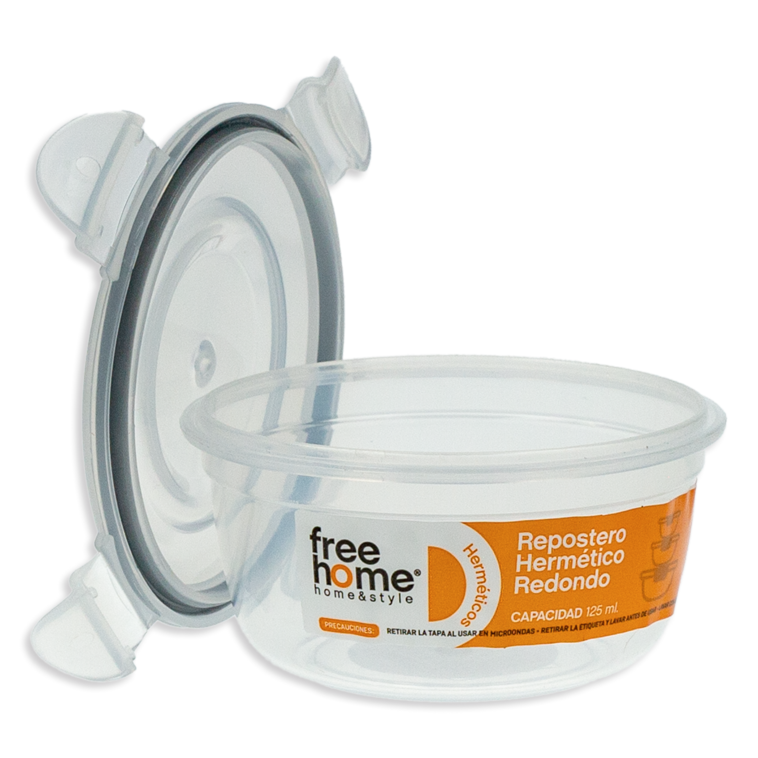 Repostero Hermético Redondo FREE HOME 125 Ml