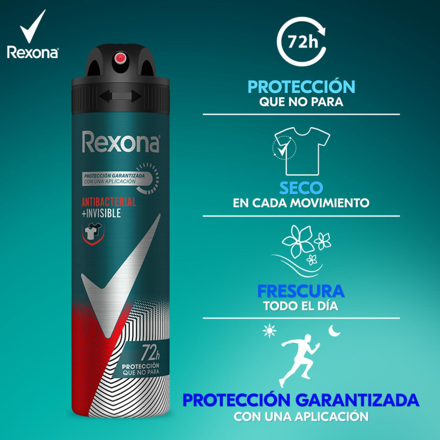 Desodorante En Aerosol Men Antib+invis REXONA 150 Ml