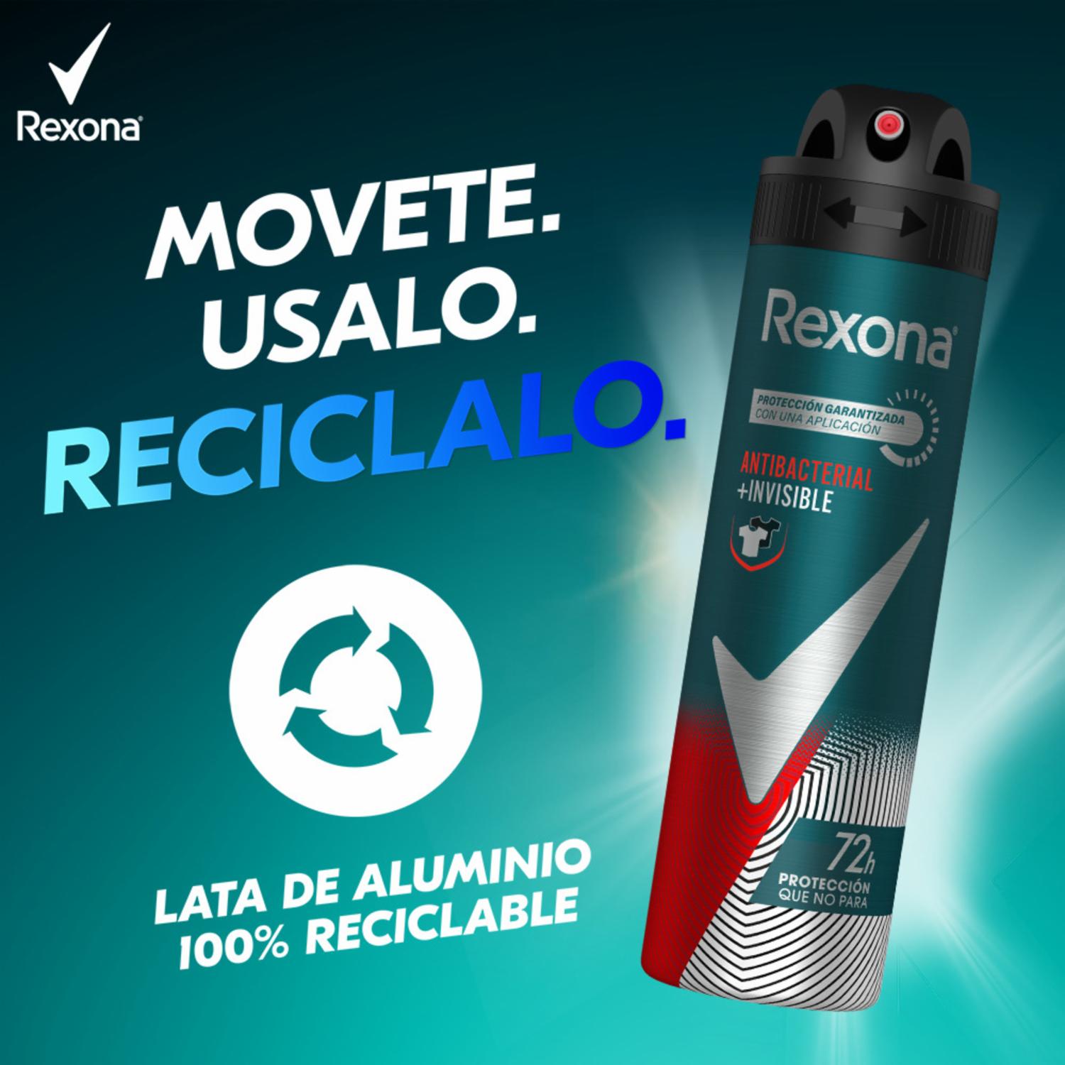 Desodorante En Aerosol Men Antib+invis REXONA 150 Ml