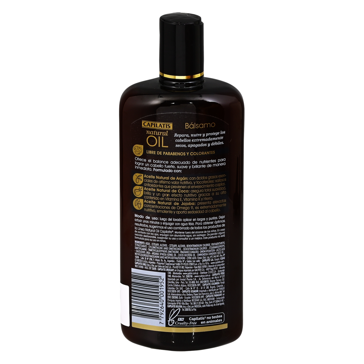 Bálsamo Capilar Con Aceite De Argán CAPILATIS 420 Ml