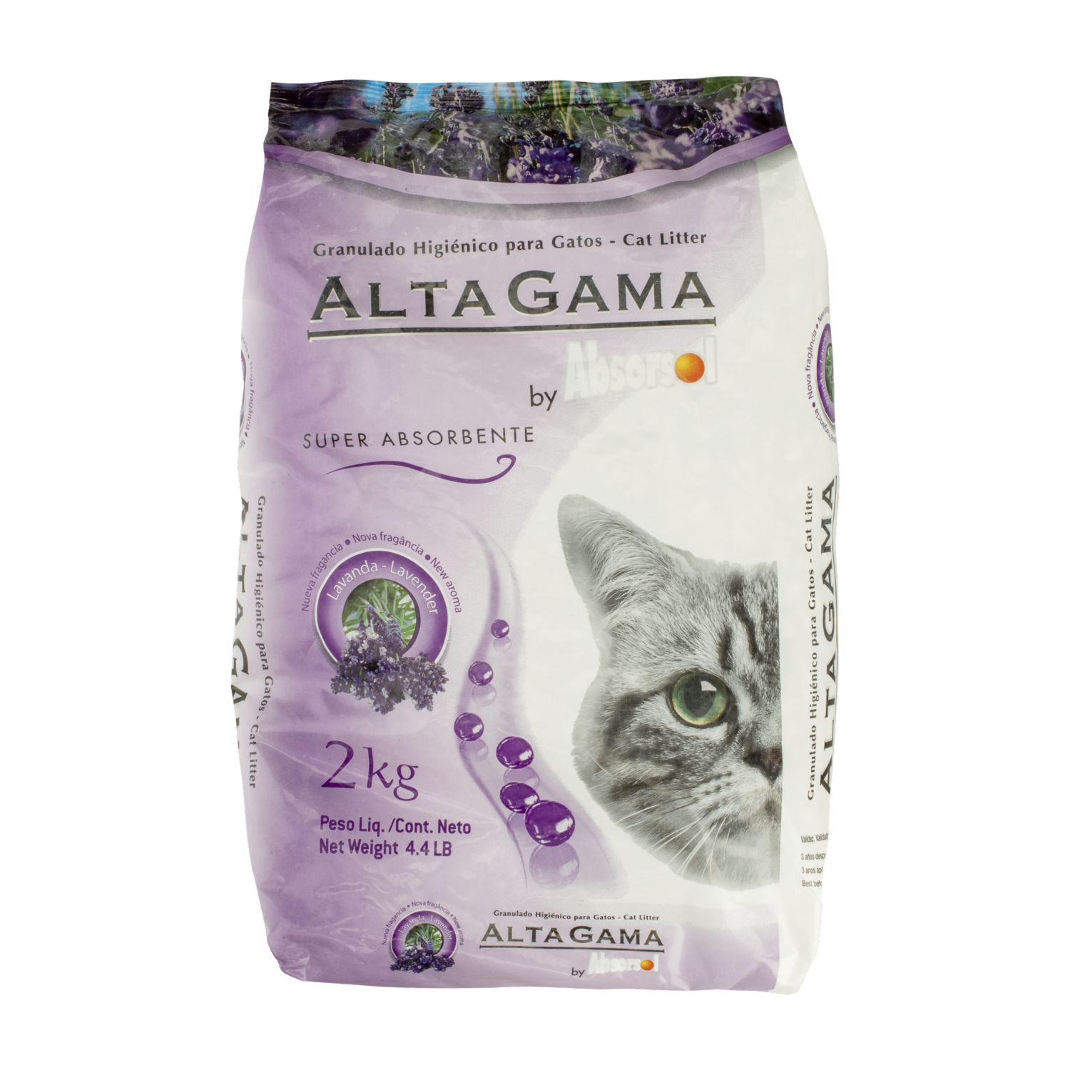 Arena Para Gatos Con Perlas Perfumadas ALTA GAMA 2 Kg