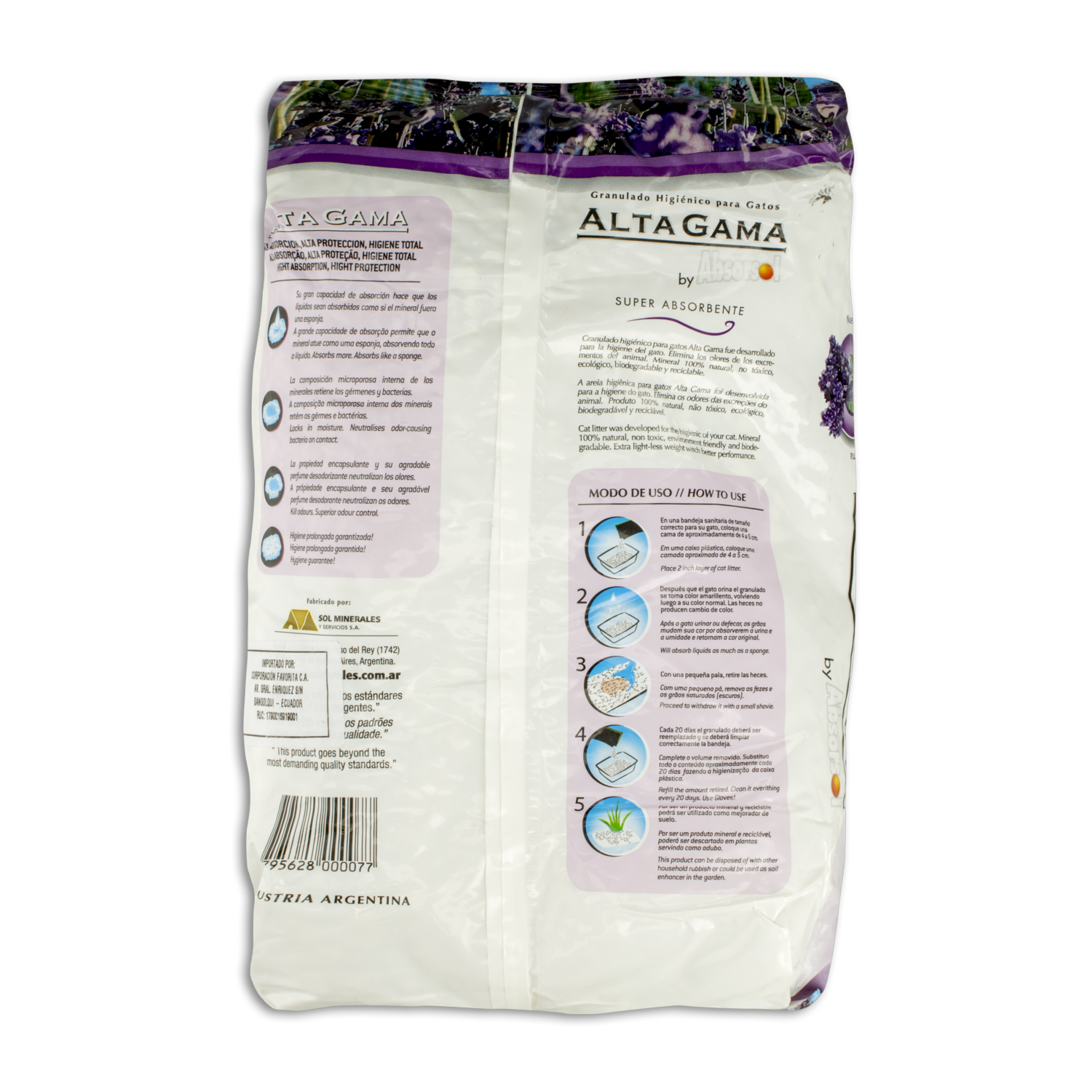 Arena Para Gatos Con Perlas Perfumadas ALTA GAMA 2 Kg