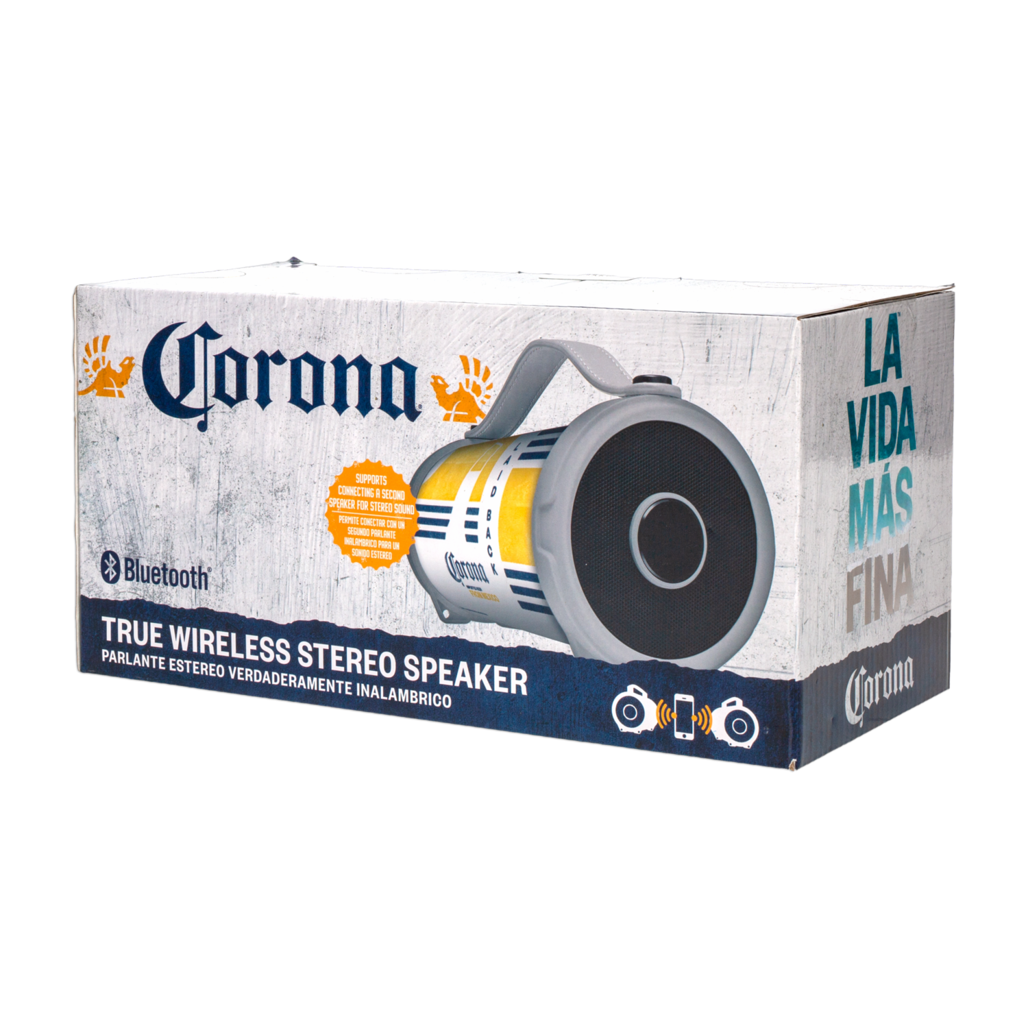 Parlante TWS 24763-CO CORONA Blanco Con Azul
