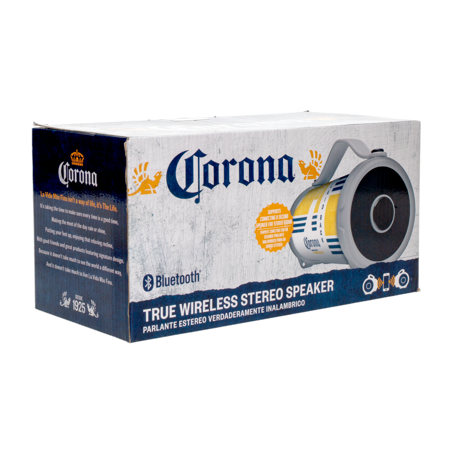 Parlante TWS 24763-CO CORONA Blanco Con Azul