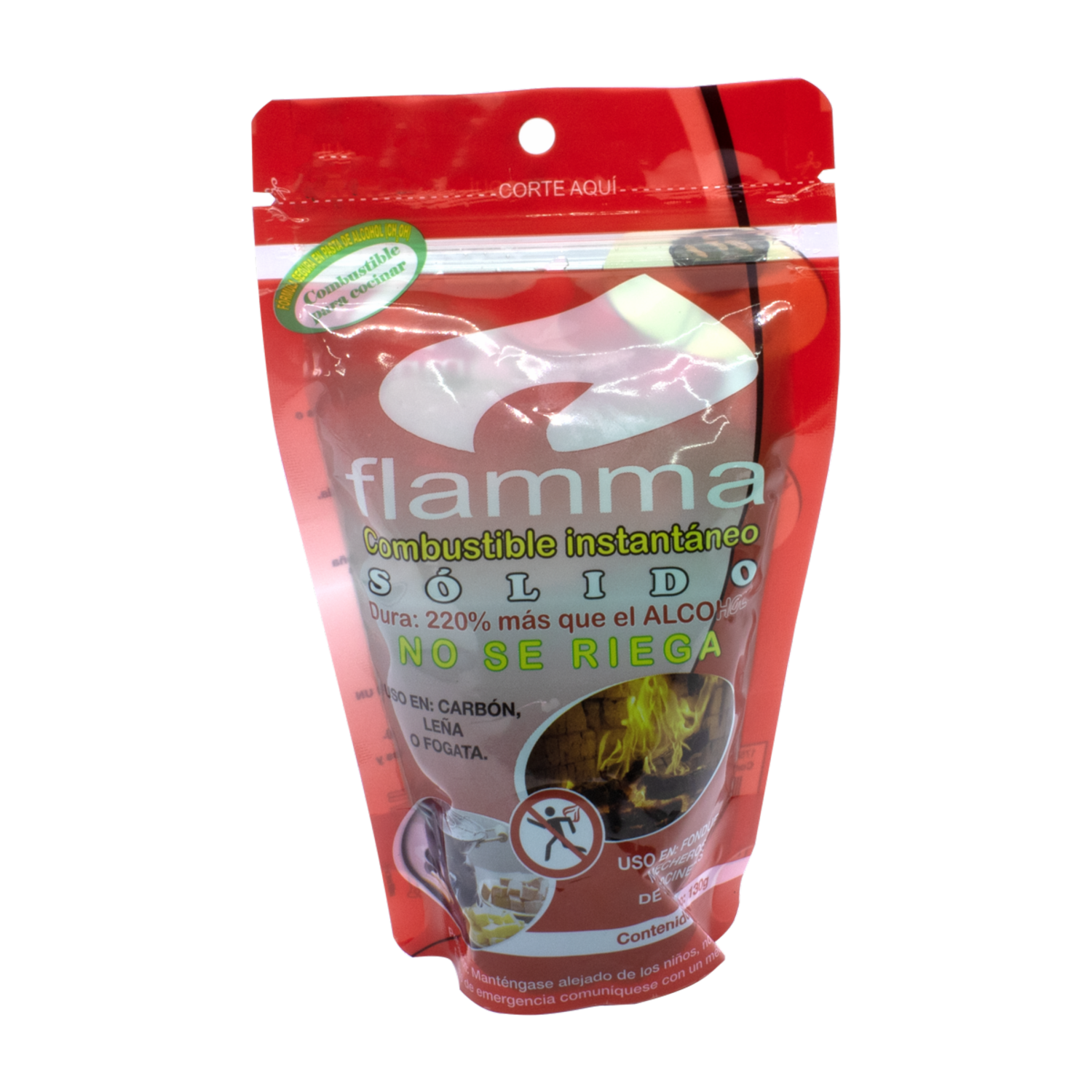 Combustible Instantáneo Para Carbón-Fondue FLAMMA Unidad