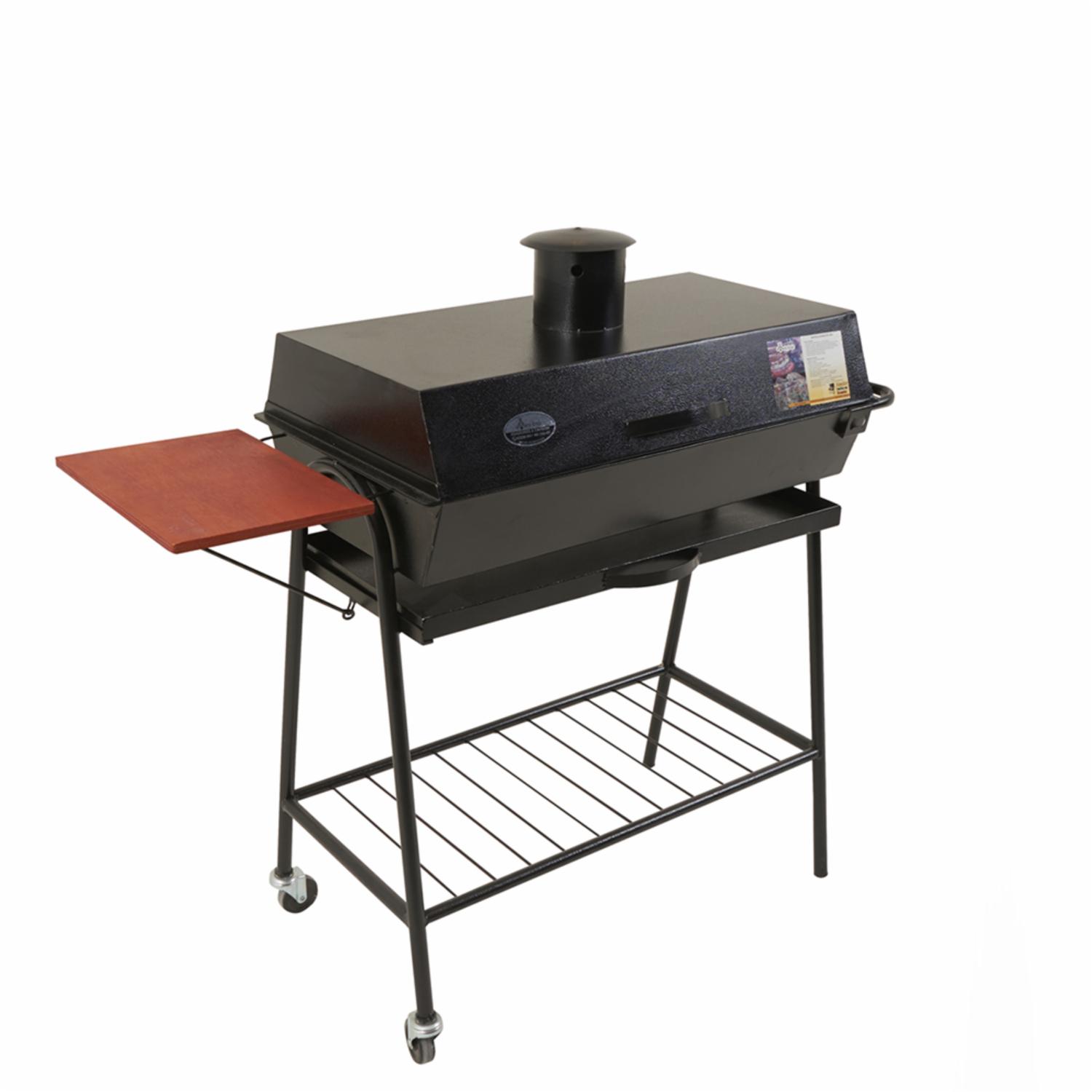 Parrilla De Carbón Con Tapa Ahumadora ARTE VALLE Grande