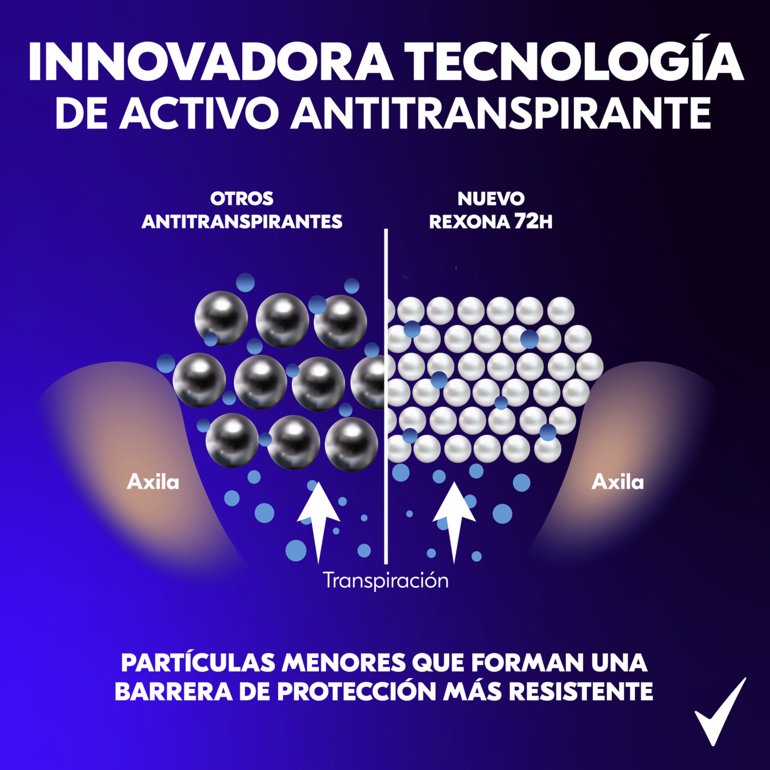 Desodorante En Aerosol Para Dama Invisible Antibacterial REXONA 2 X 150 Ml