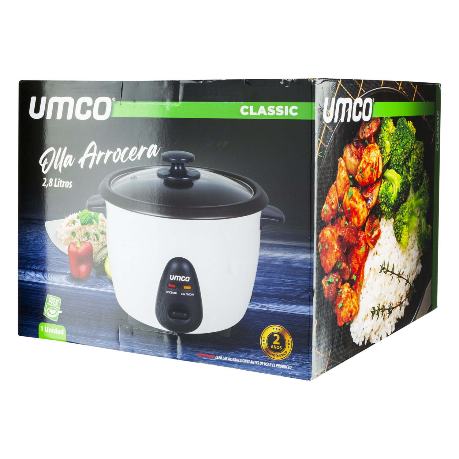 Olla Arrocera Superficie Antiadherente 0503 UMCO 2.8 Litros