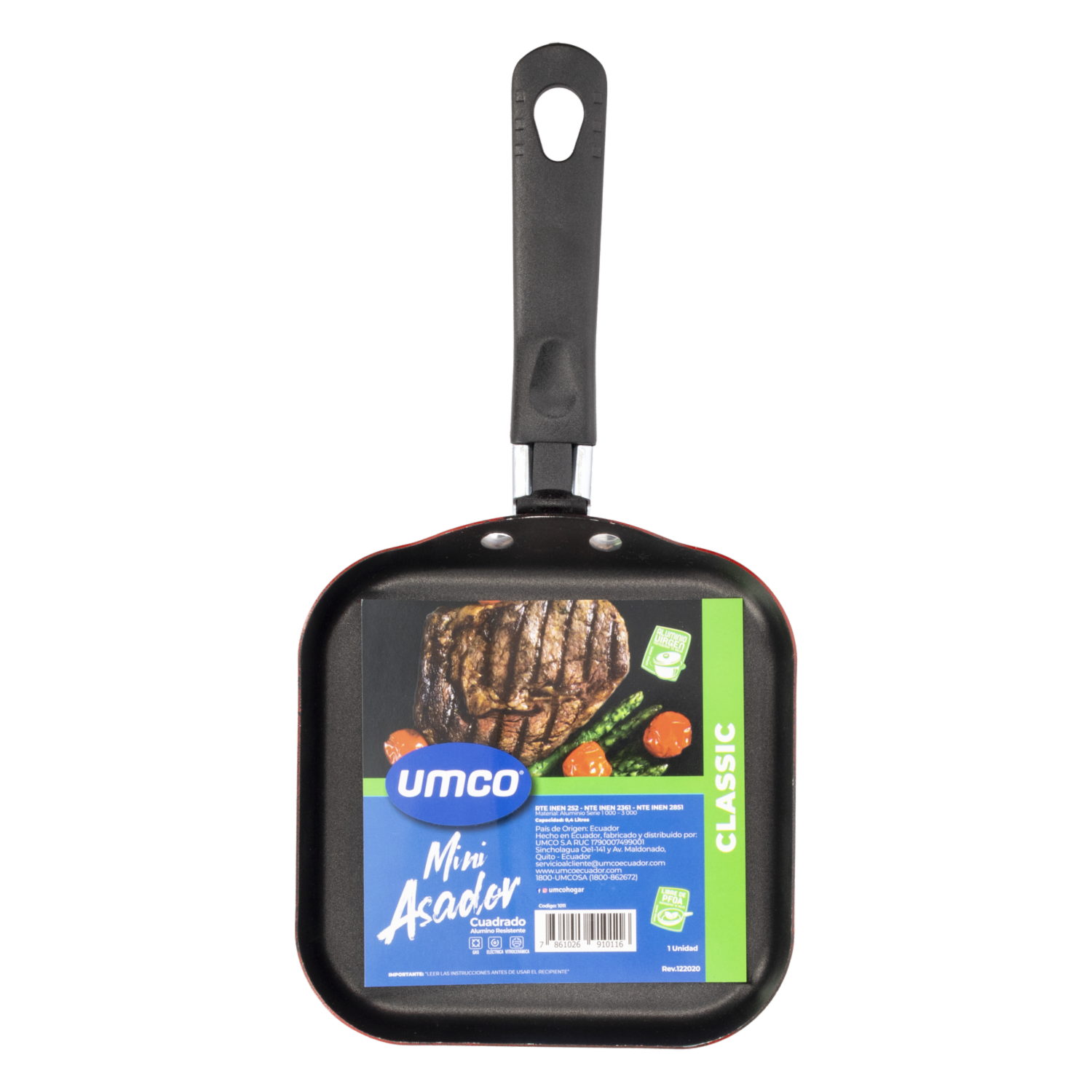 Mini Asador Cuadrado UMCO Unidad