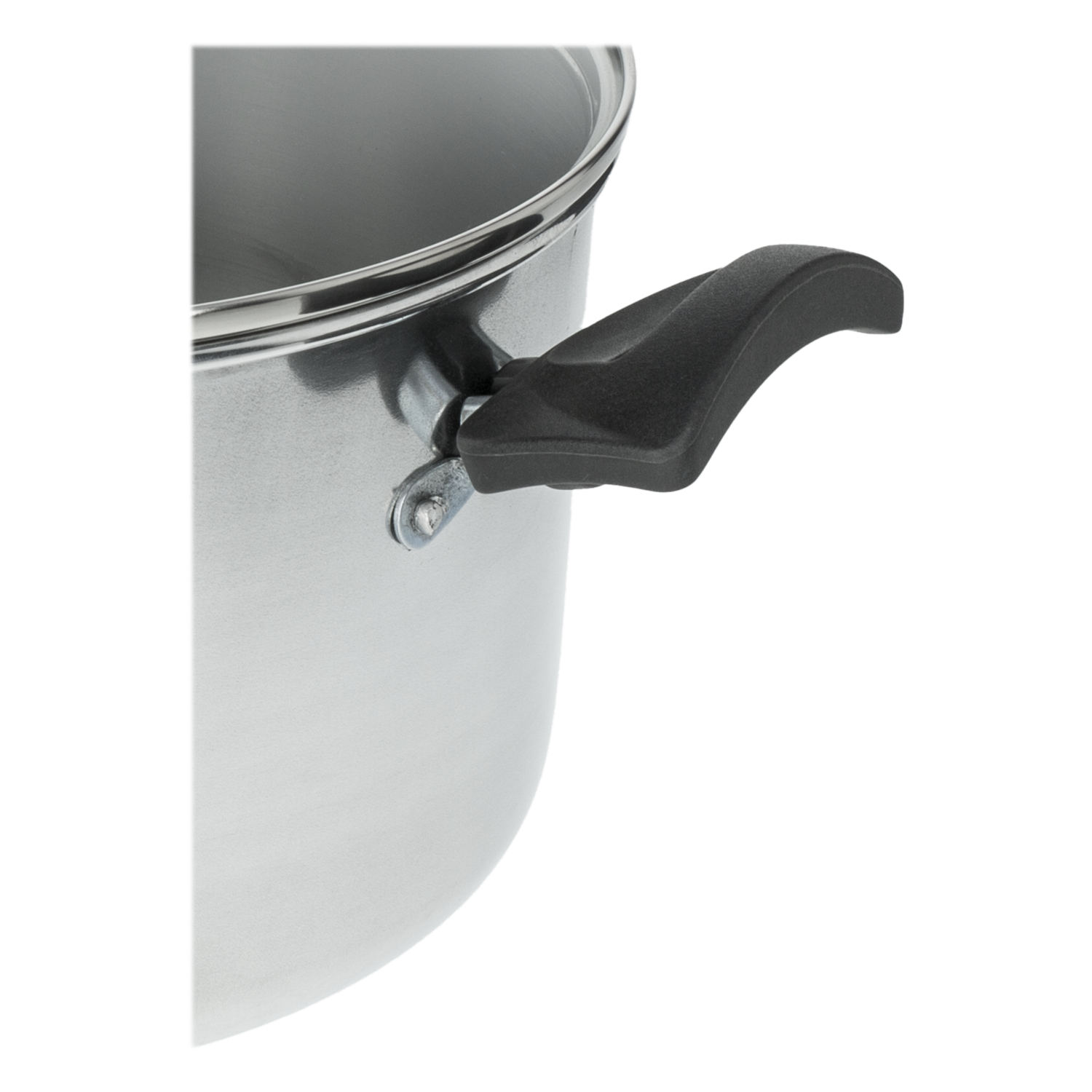 Olla Canguilera Aluminio Con Tapa De Vidrio UMCO 24 Cm
