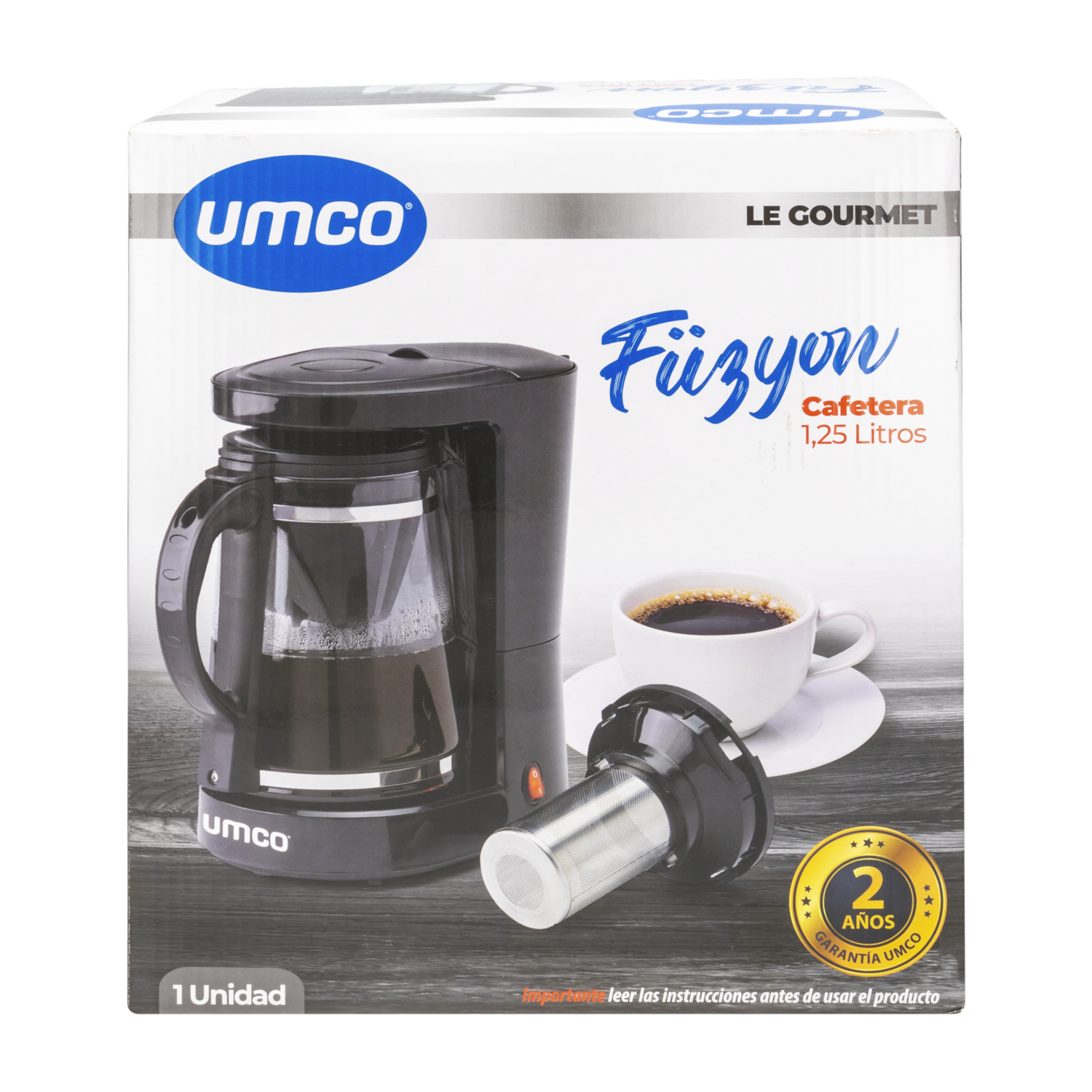 Cafetera Eléctrica Fuzyon 5159 UMCO 8 Tazas