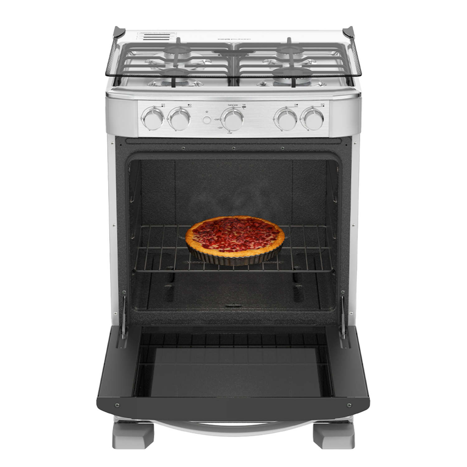 Cocina A Gas 60 Cm EM6020SG0 MABE 4 Quemadores