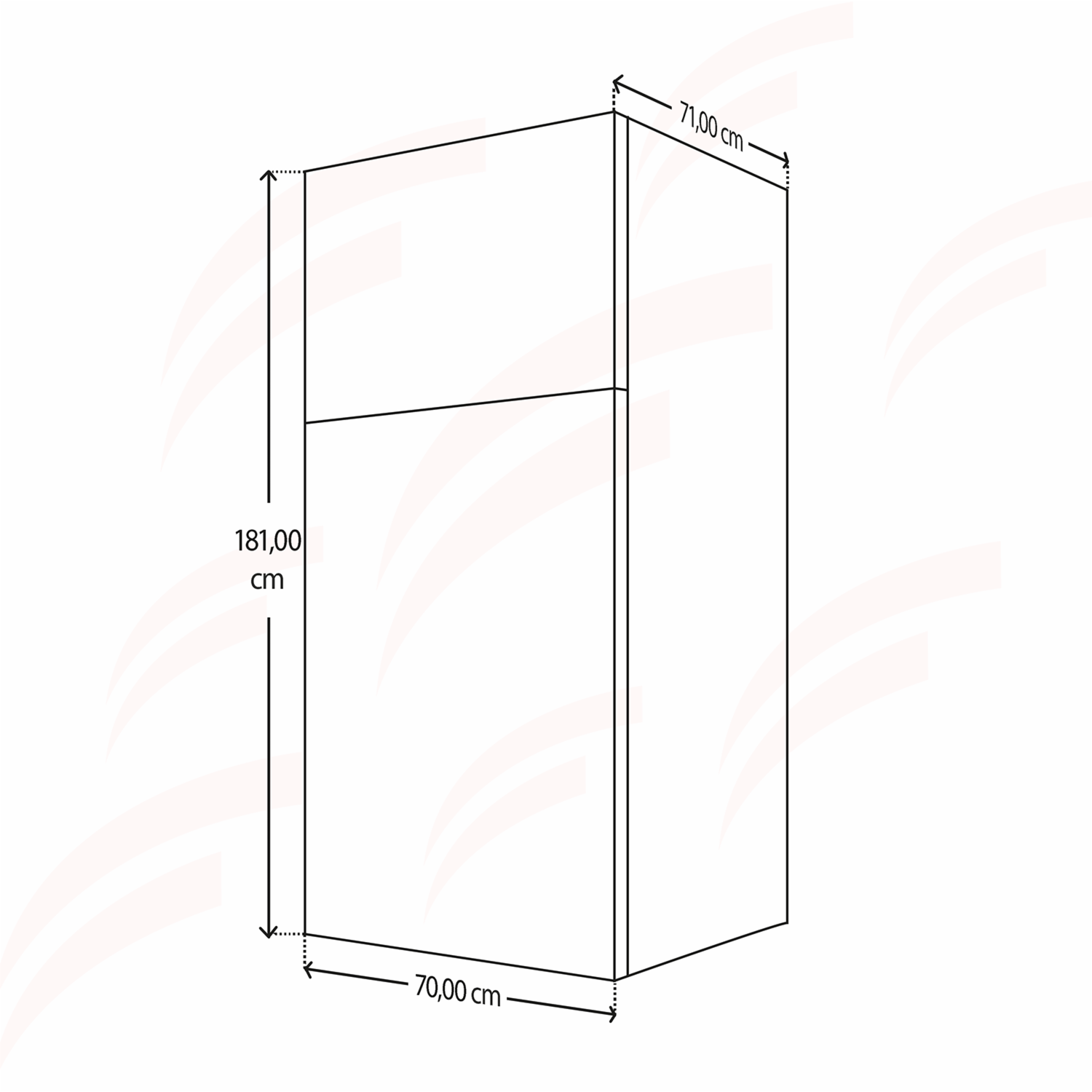 Refrigeradora Top Mount Qua Metal RI-580 INDURAMA 380 Litros