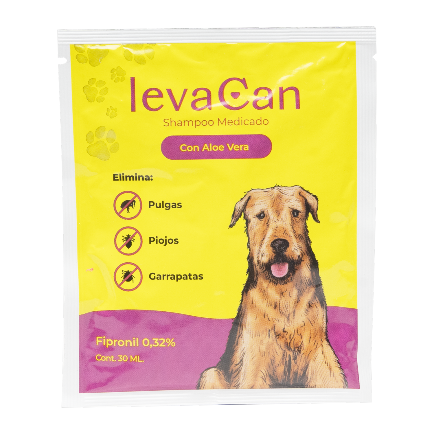Shampoo Para Mascotas Medicado LEVACAN 30 Ml