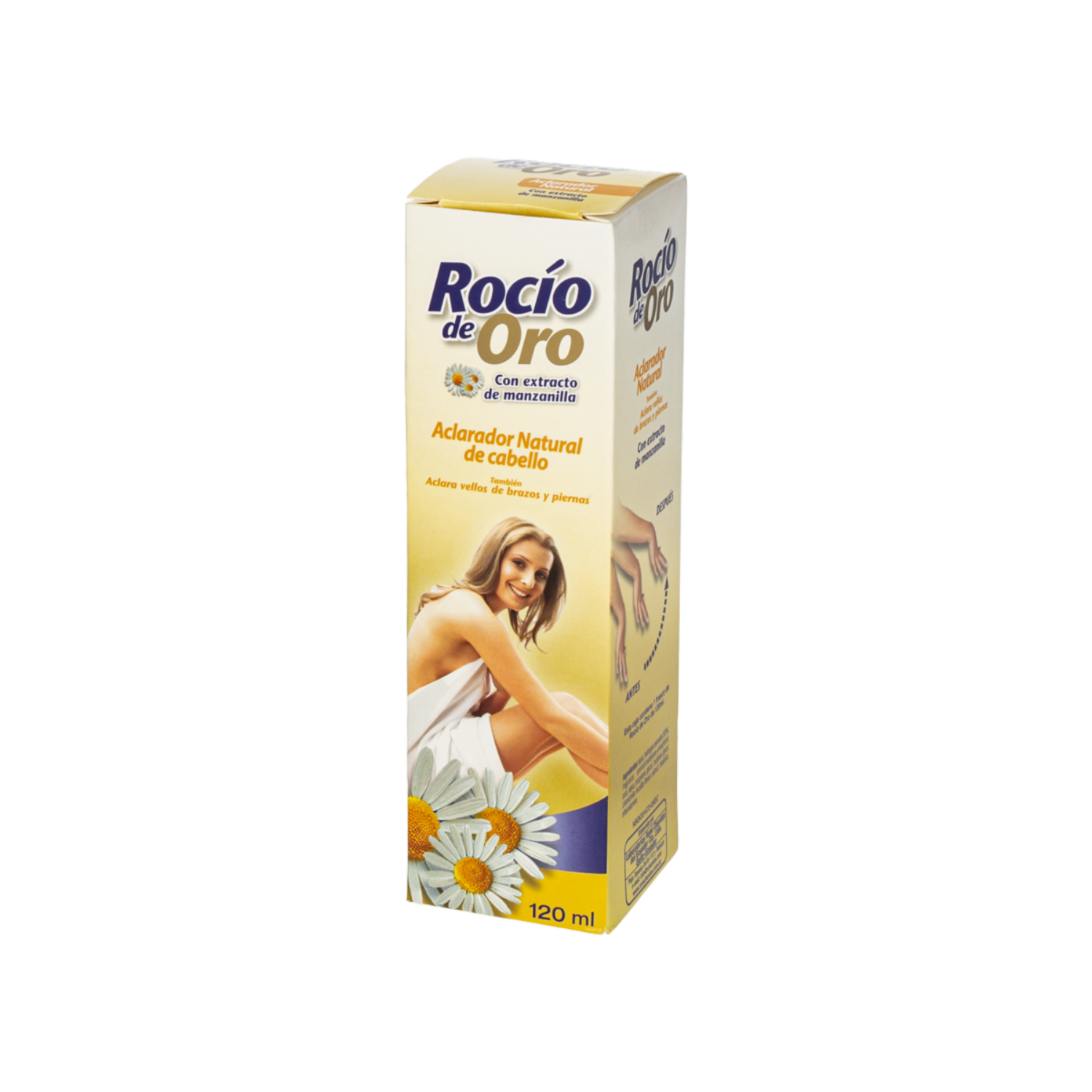 Loción Aclarante Para Cabello ROCÍO DE ORO 120 Ml