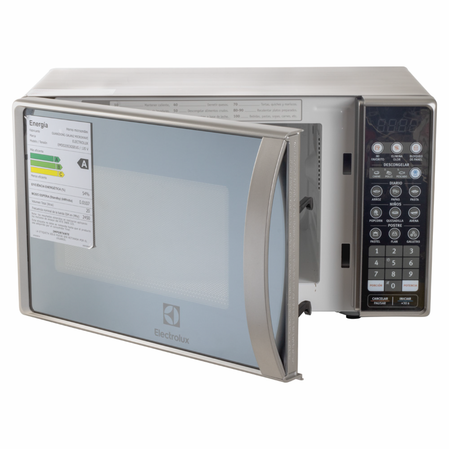Microondas Freestanding EMDO20S3G ELECTROLUX 20 Litros