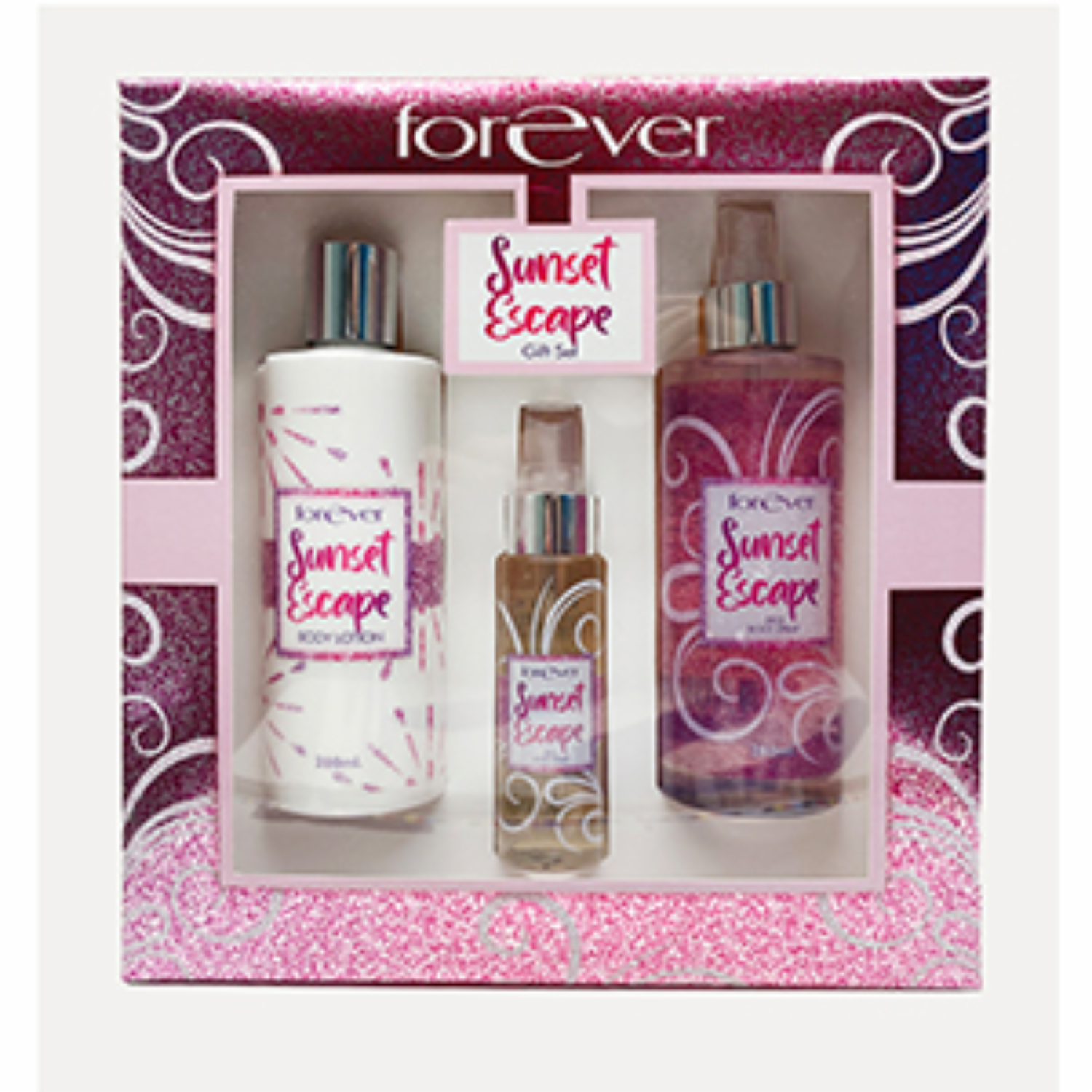 Set Para Dama Sunset Escape New Dbs+Body Lotion+Dbs FOREVER Unidad