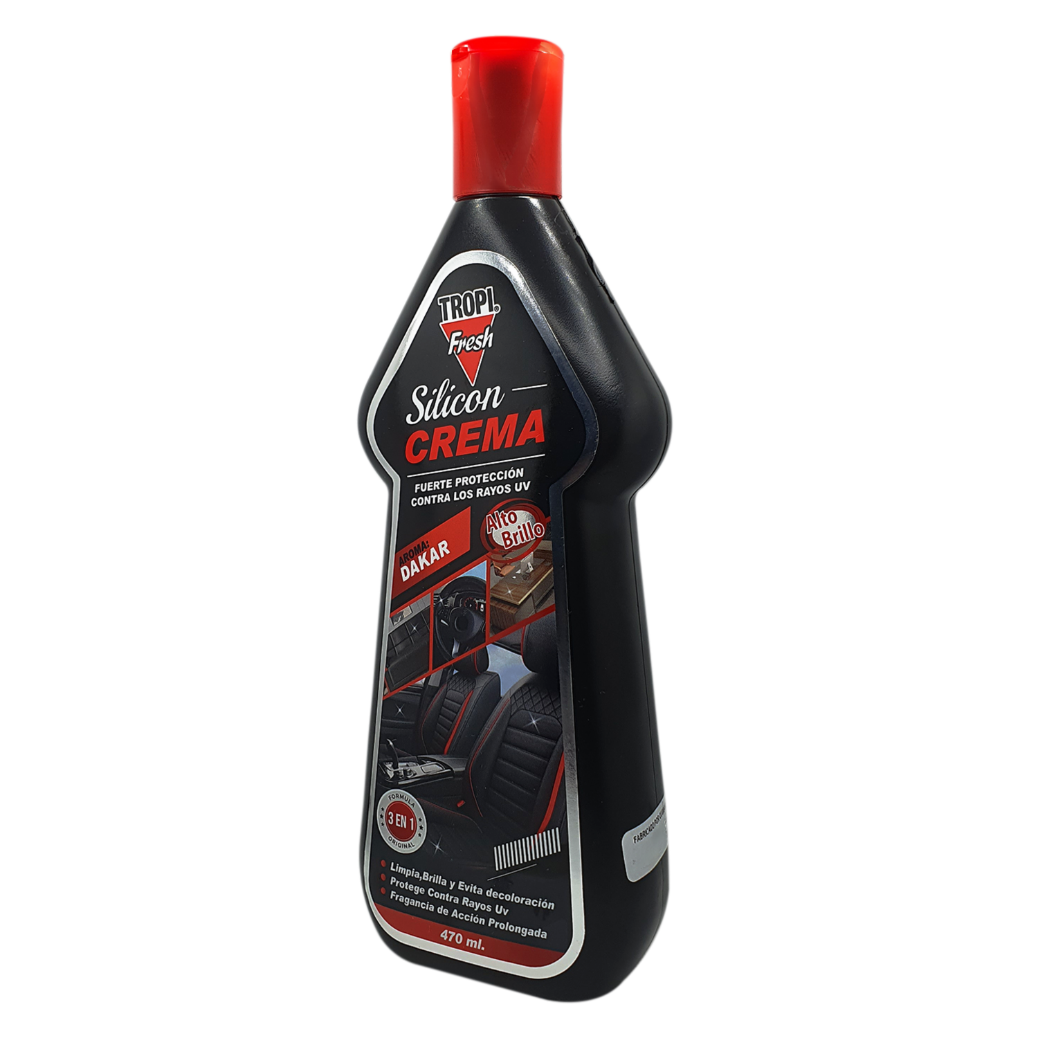 Silicón Protector En Crema 3 En 1 Aroma Drakar TROPI FRESH 470 Ml