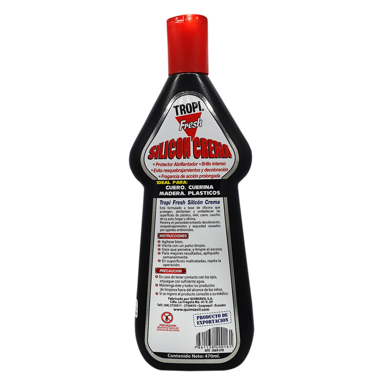 Silicón Protector En Crema 3 En 1 Aroma Drakar TROPI FRESH 470 Ml
