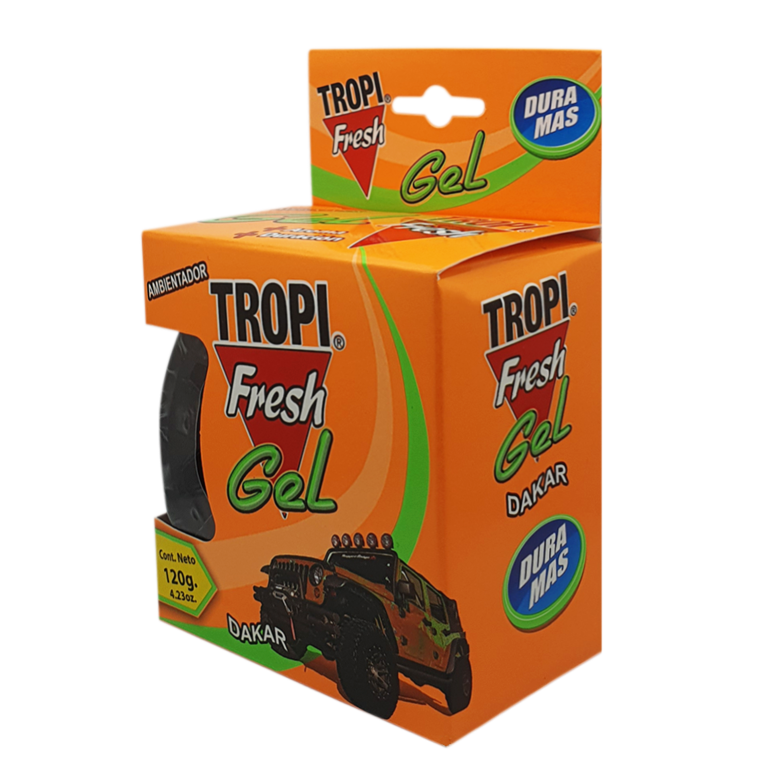 Ambiental Para Auto En Gel Aroma Dakar TROPI FRESH 120 G