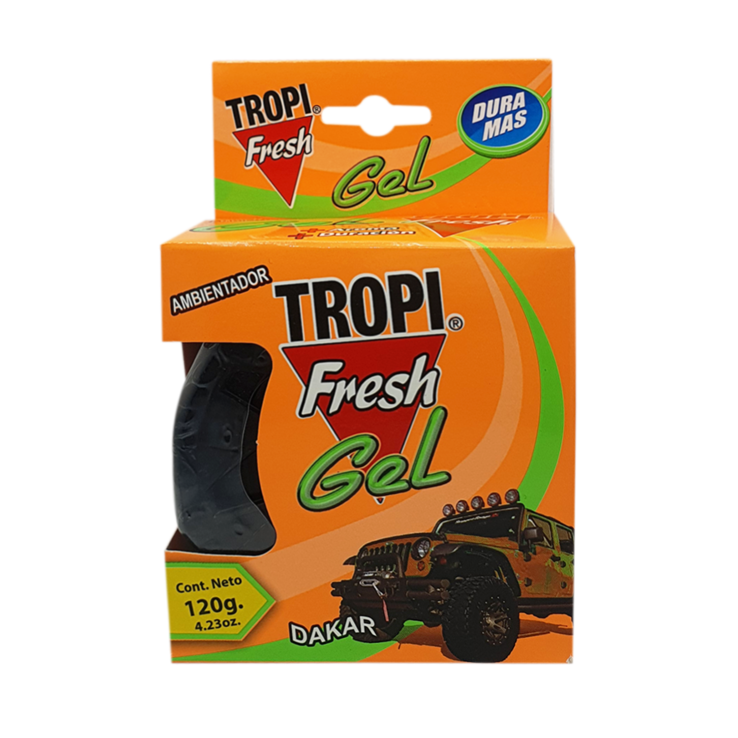 Ambiental Para Auto En Gel Aroma Dakar TROPI FRESH 120 G