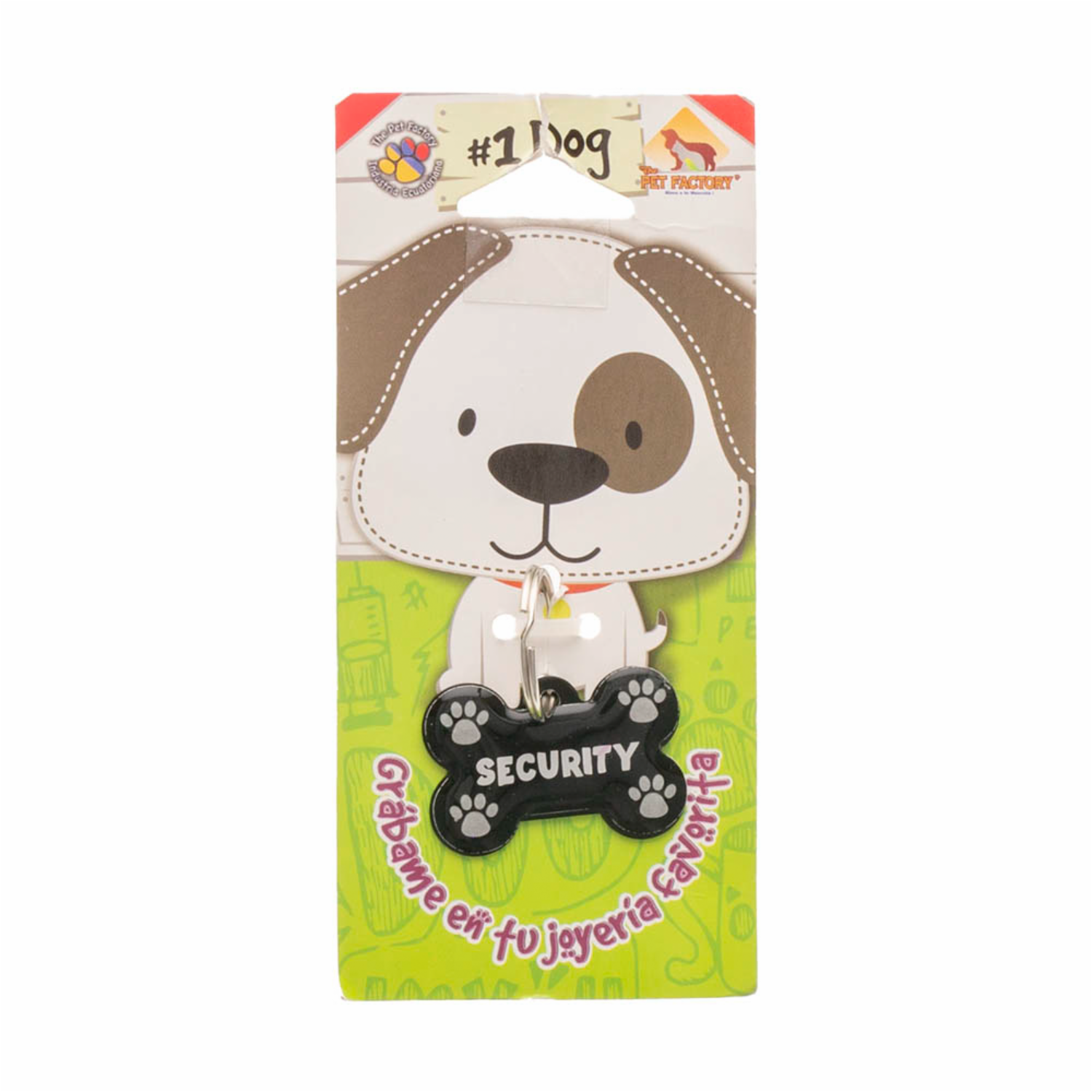 Placa De Identificación Diseño Hueso Para Mascota THE PET FACTORY Antiestres