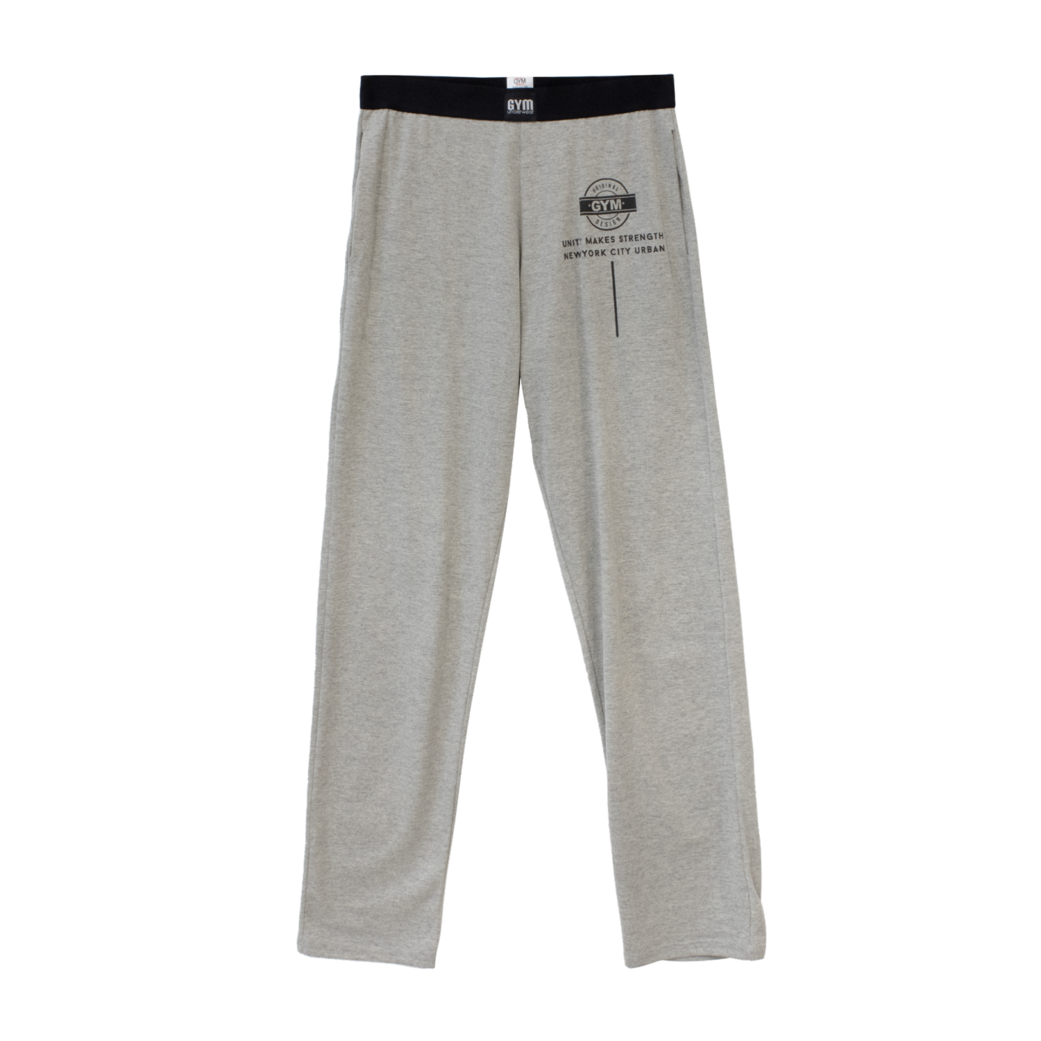 Pijama Caballero Manga Corta Con Pantalón Color Gris GYM