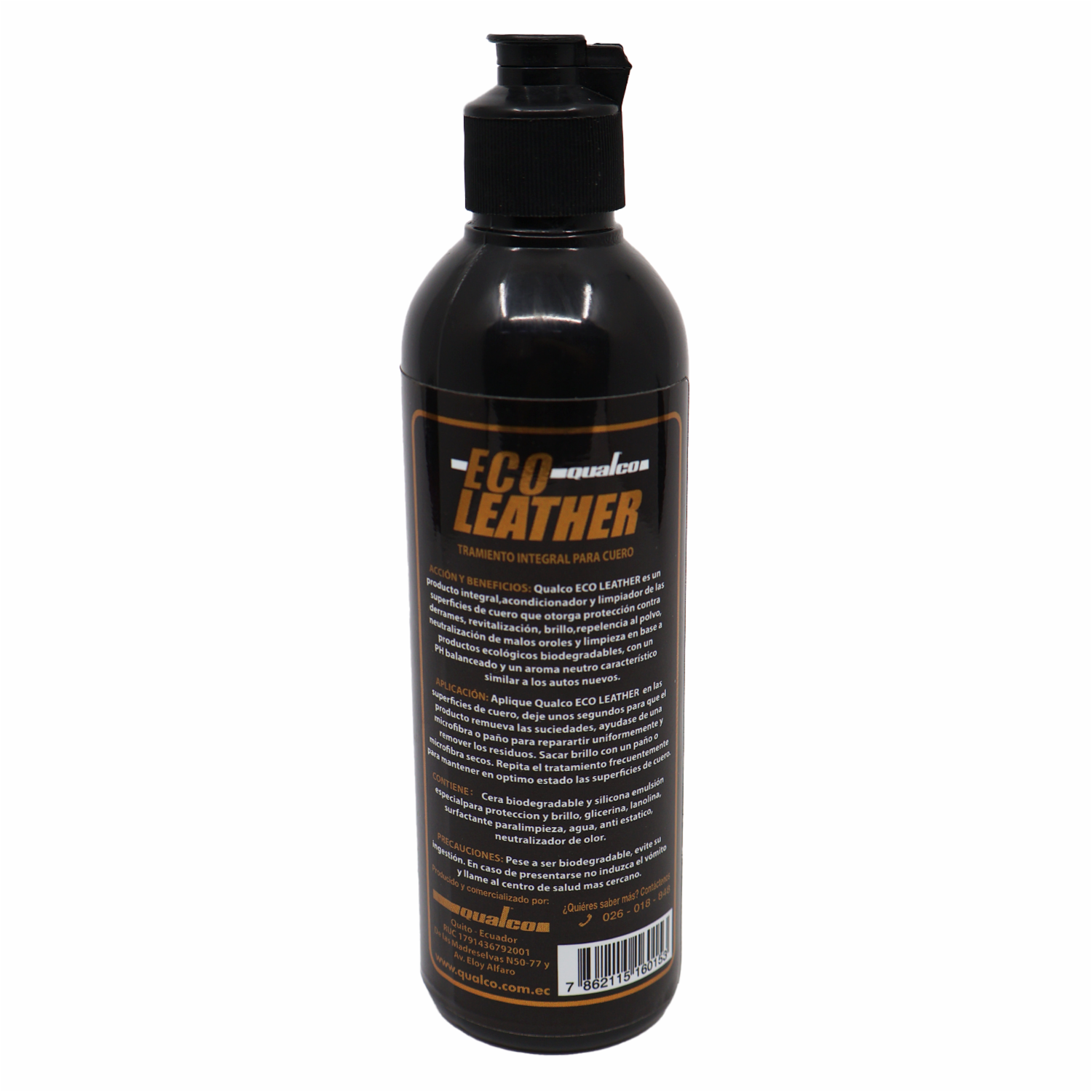 Acondicionador Eco Leather Limpiador Y Acondicionador De Cuero QUALCO 200 Ml