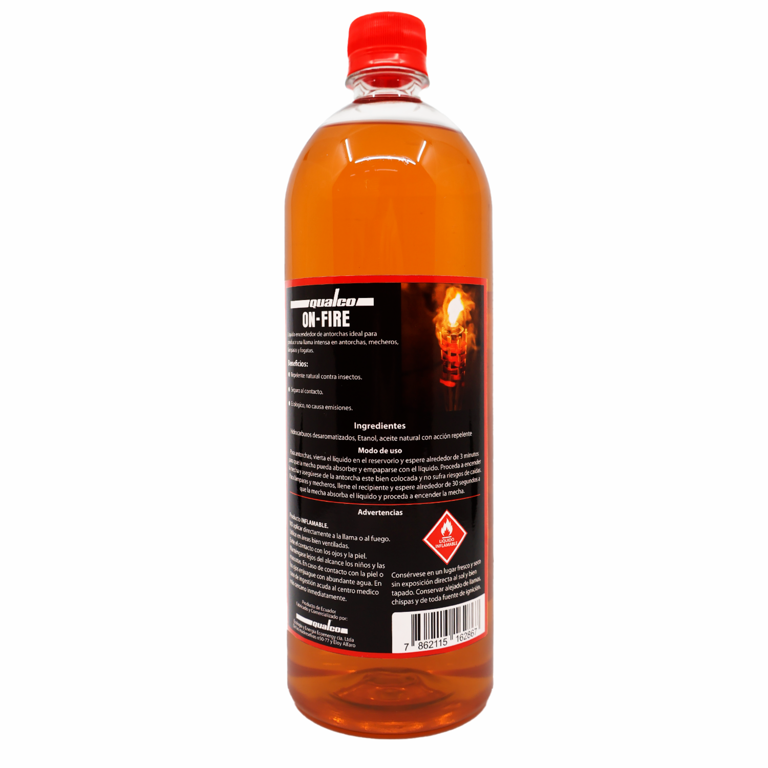 Líquido Encendedor De Antorchas QUALCO 1000 Ml