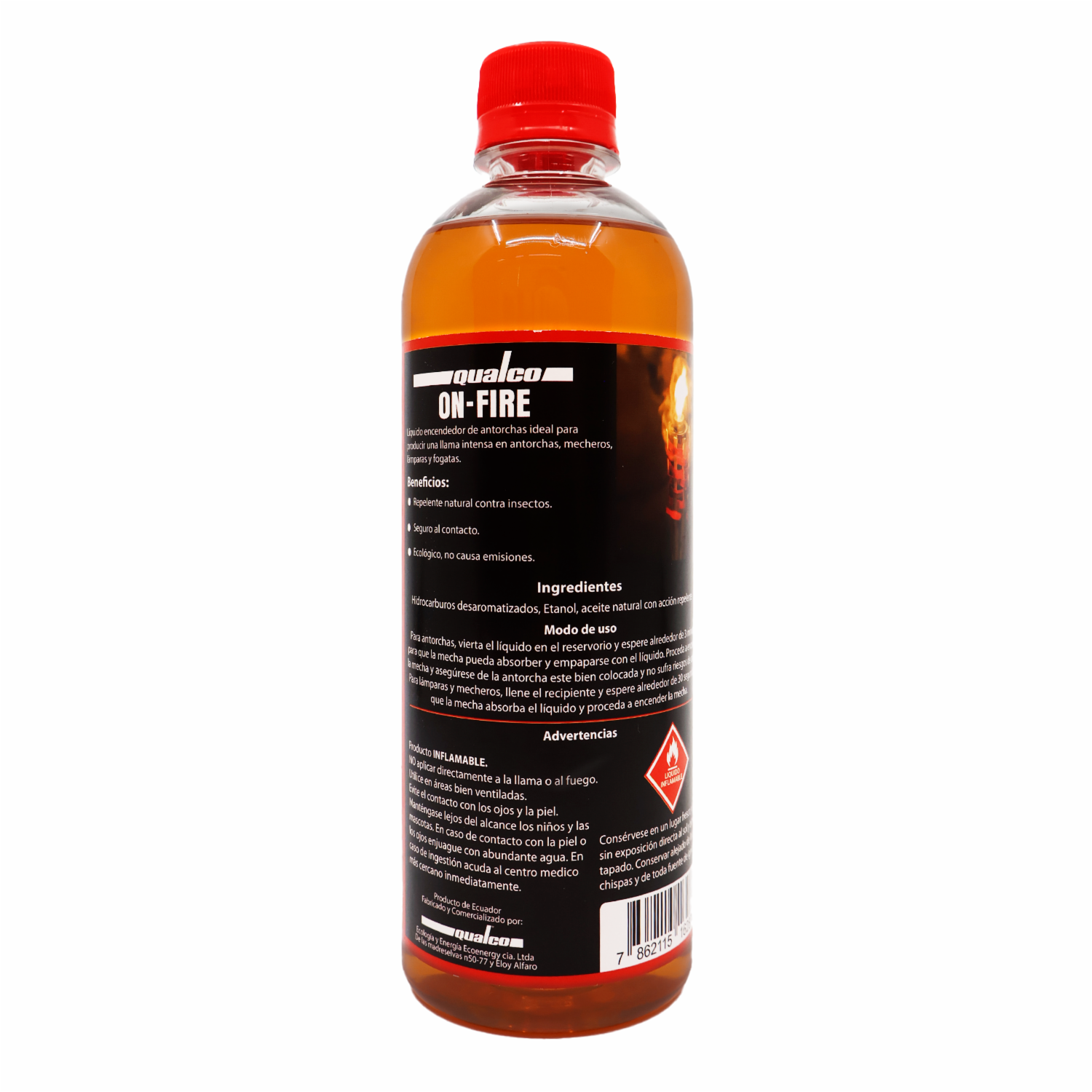 Líquido Encendedor De Antorchas QUALCO 500 Ml