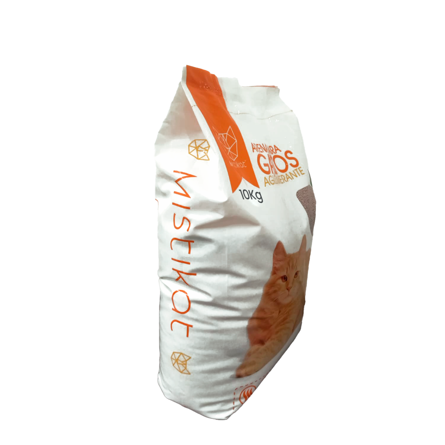 Arena Para Gatos Aglomerante 100% Natural MISTIKAT 10 Kg