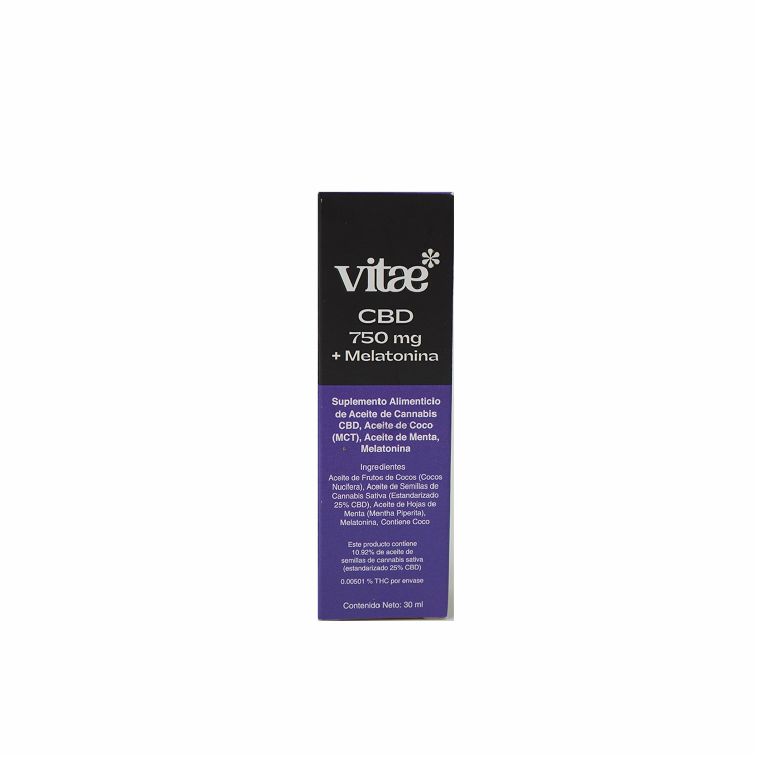 Suplemento Alimenticio Con Cbd Y Melatonina Good Night 750 Mg De Cbd Y Melatonina VITAE 30 Ml