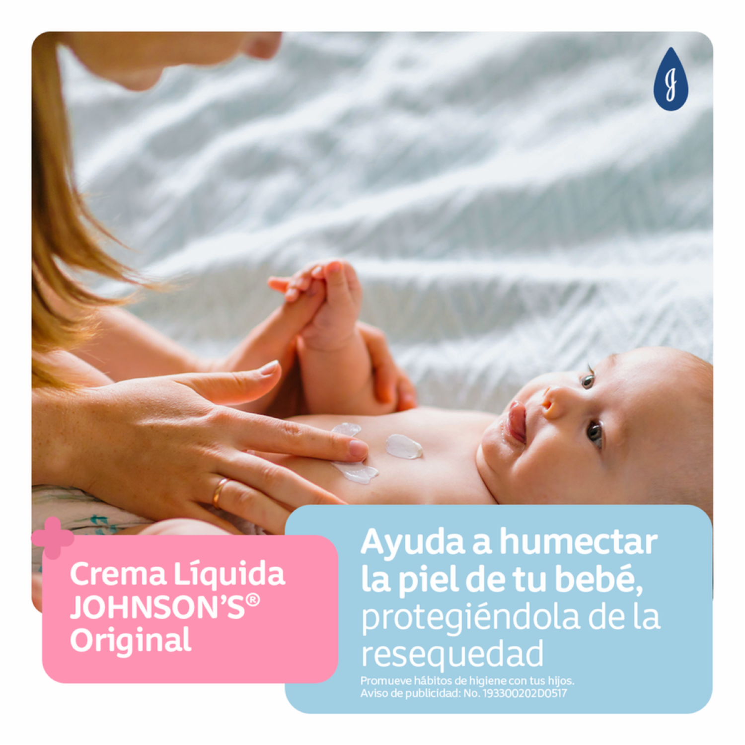 Crema Corporal Infantil Líquida Original Libre De Parabenos Y Colorantes JOHNSON’S 200 Ml