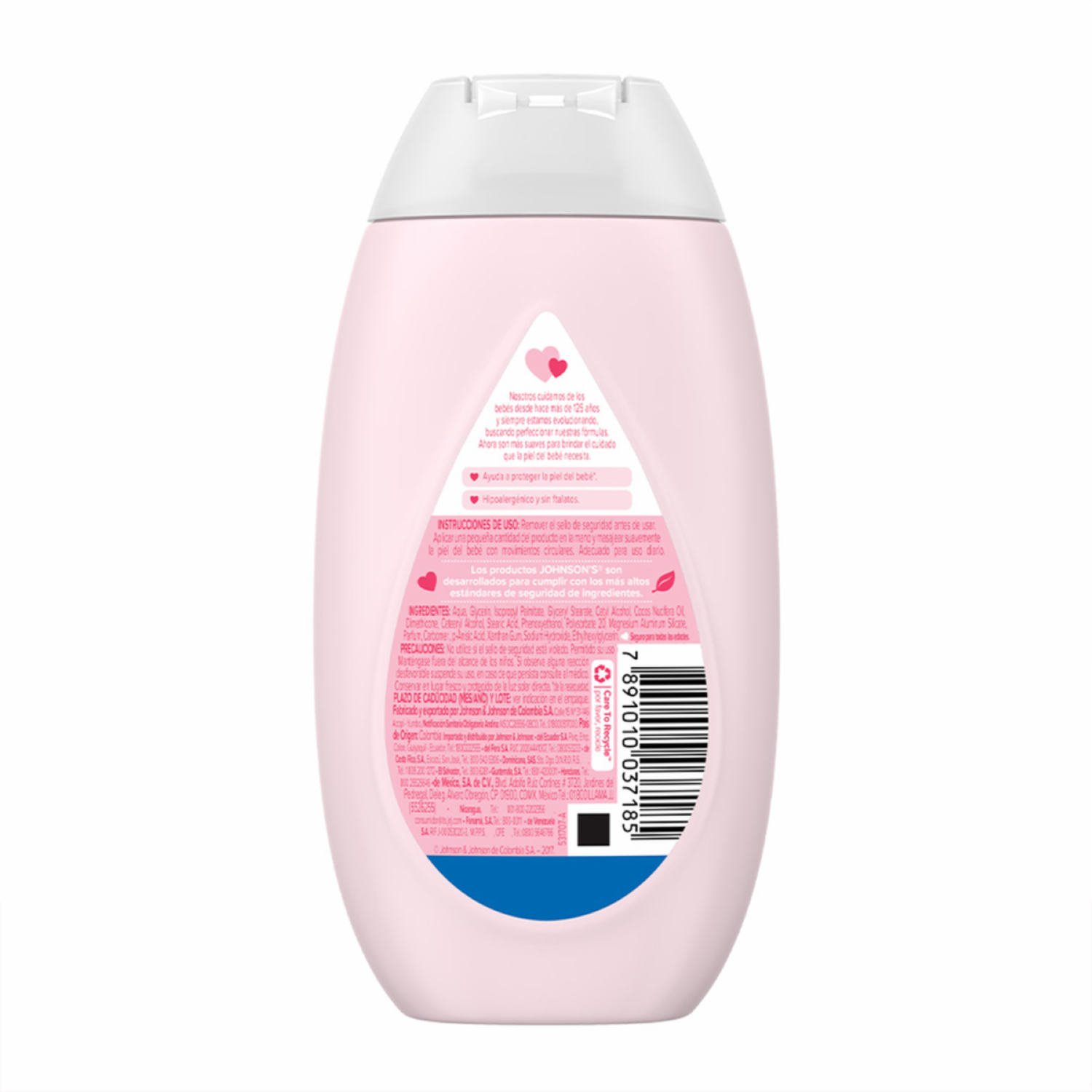 Crema Corporal Infantil Líquida Original Libre De Parabenos Y Colorantes JOHNSON’S 200 Ml