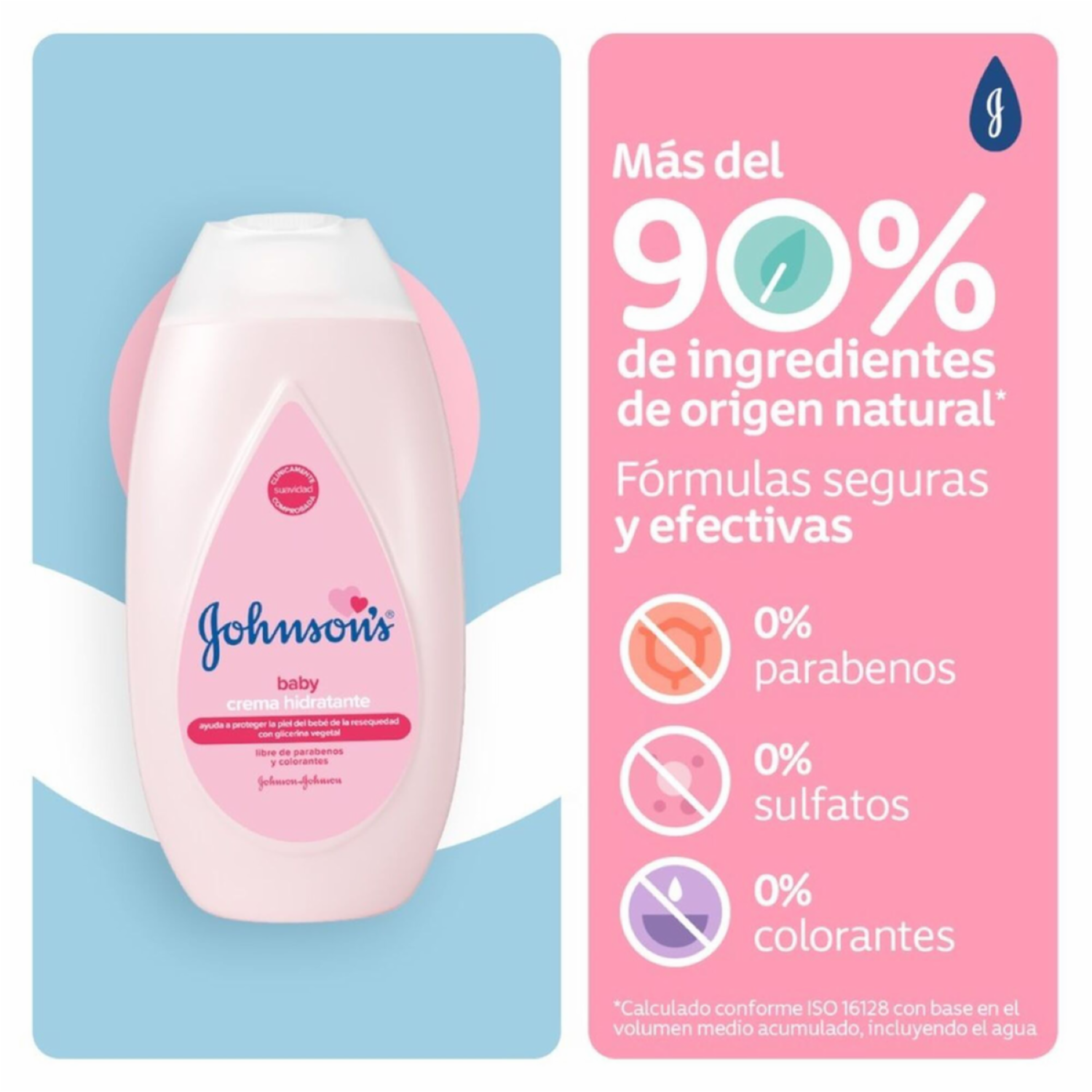 Crema Corporal Infantil Líquida Original Libre De Parabenos Y Colorantes JOHNSON’S 400 Ml