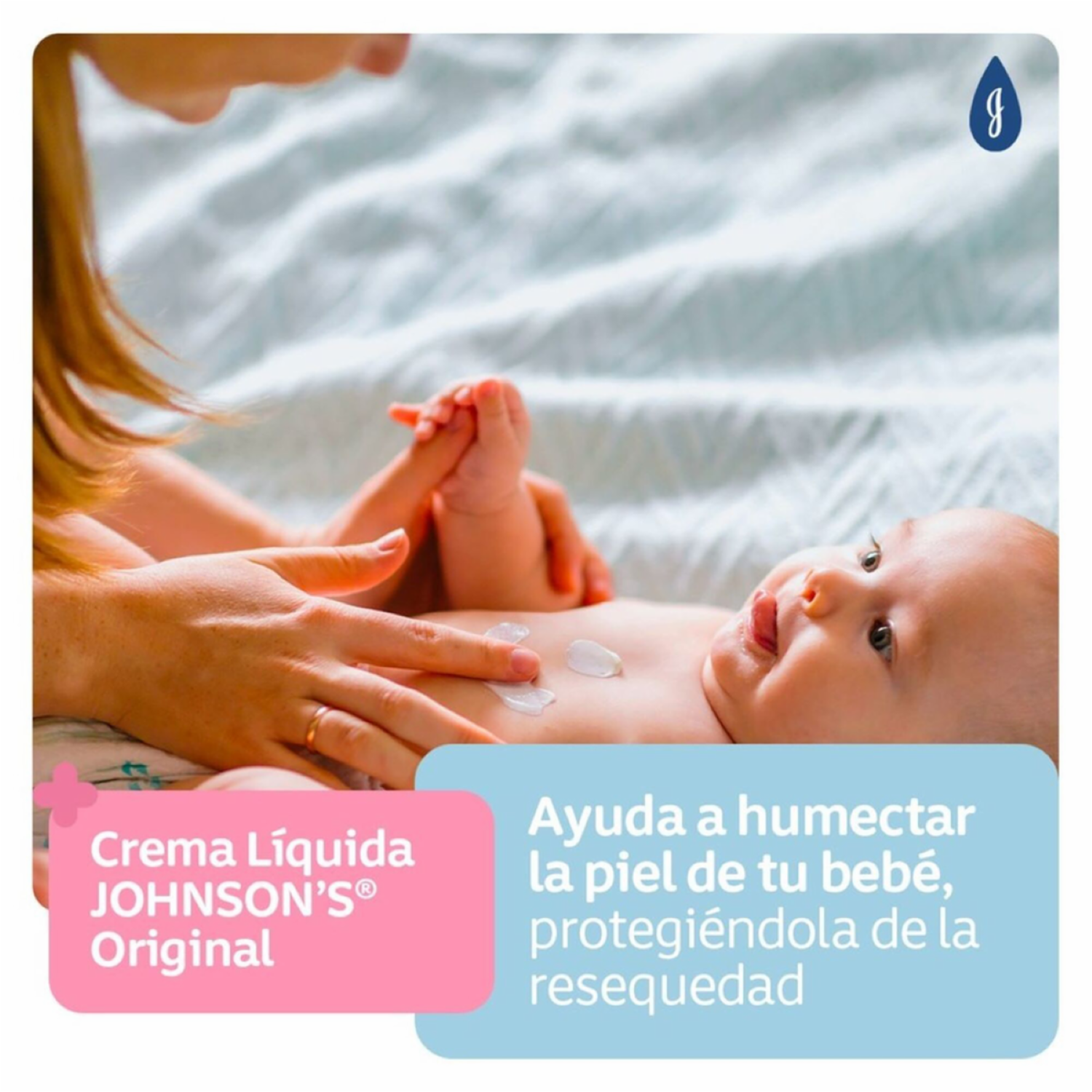 Crema Corporal Infantil Líquida Original Libre De Parabenos Y Colorantes JOHNSON’S 400 Ml