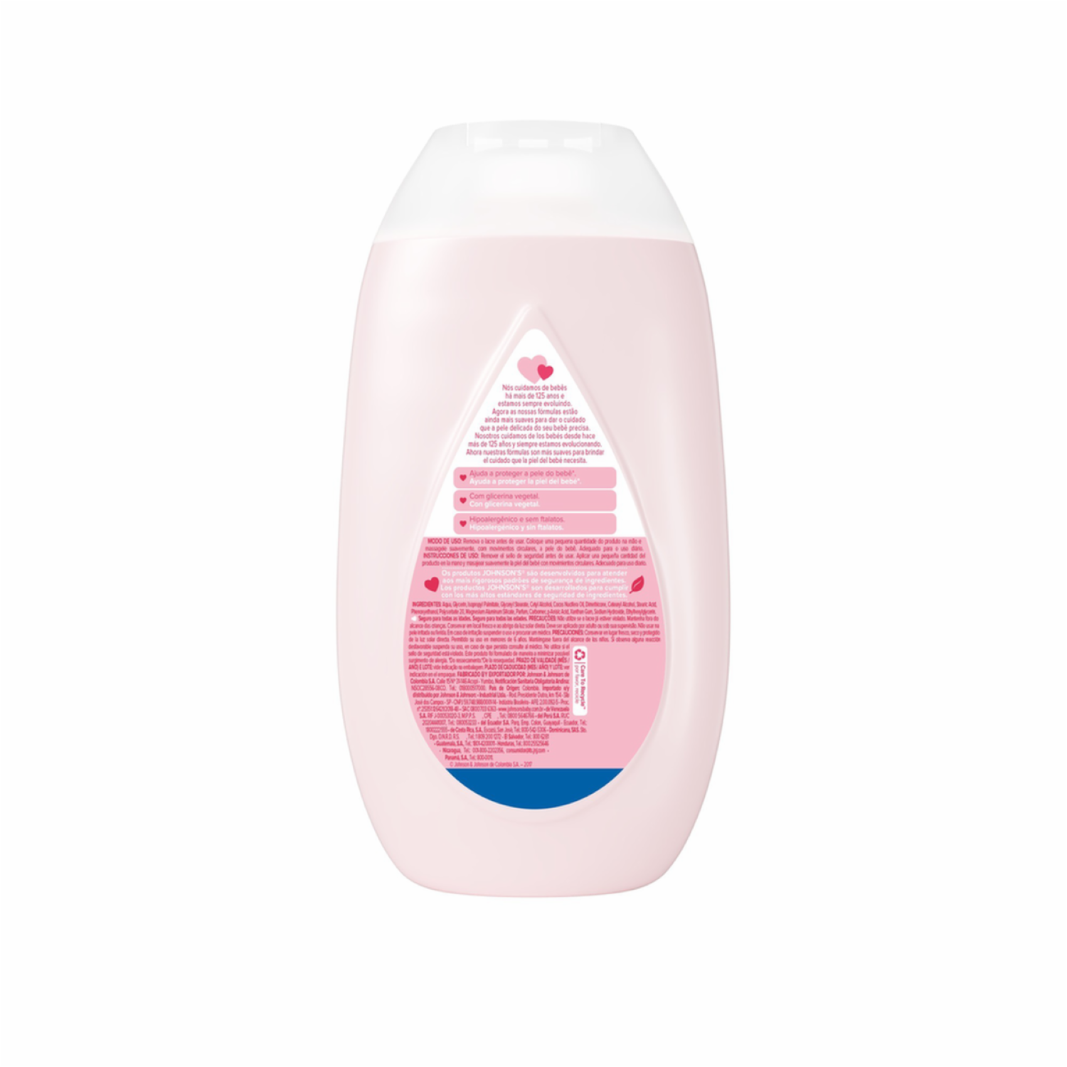 Crema Corporal Infantil Líquida Original Libre De Parabenos Y Colorantes JOHNSON’S 400 Ml
