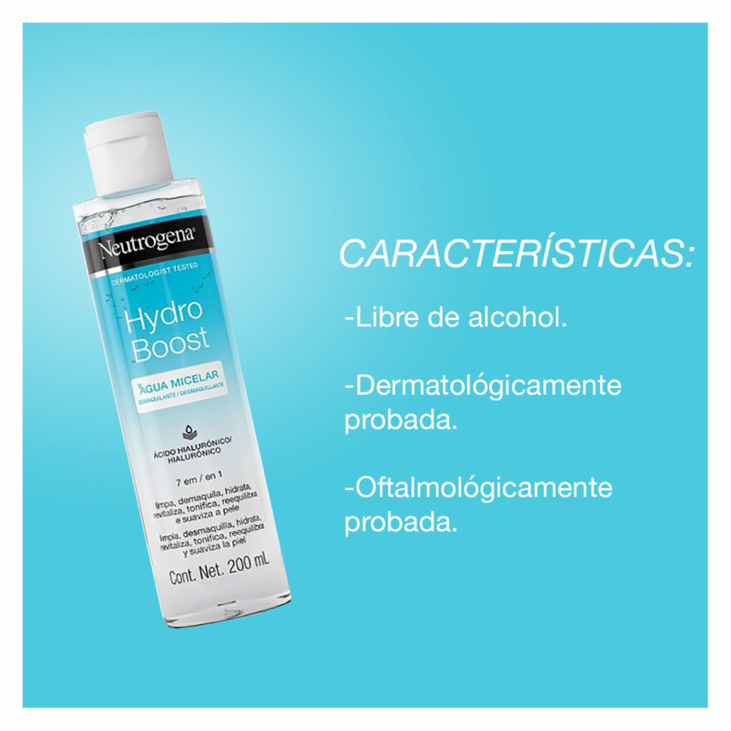 Agua Micelar Hydro Boost NEUTROGENA 200 Ml