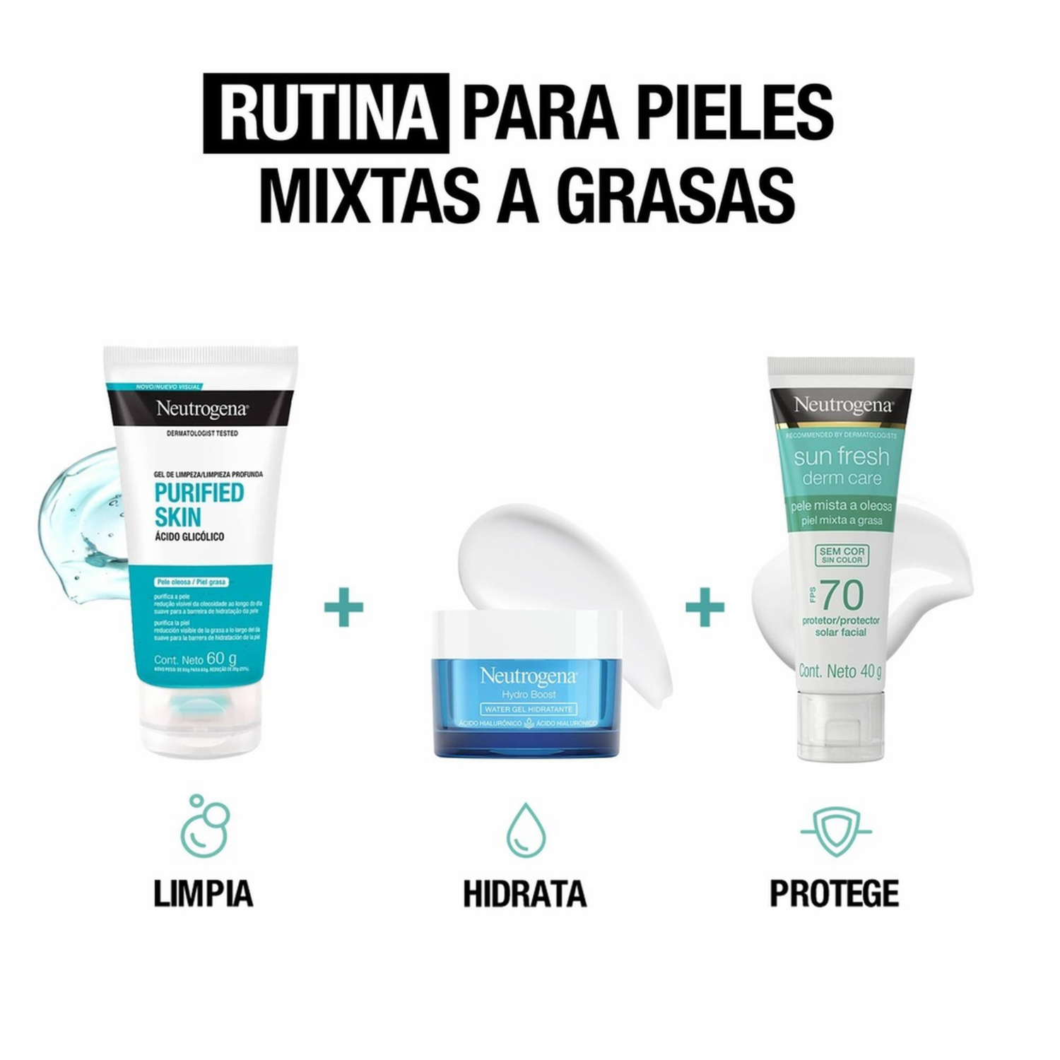 Protector Solar Facial Sin Color Spf70 NEUTROGENA 40 G