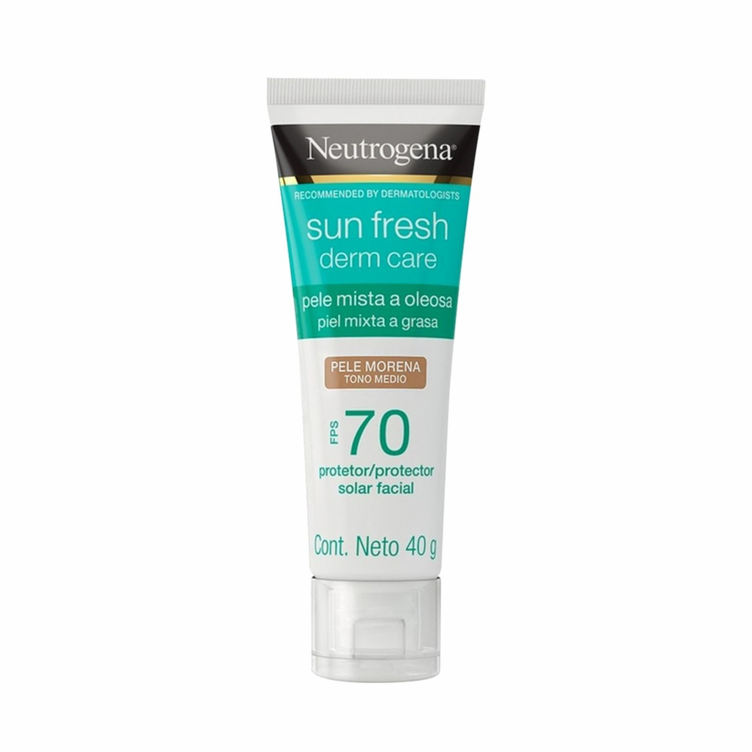 Protector Solar Facial Color Moreno Spf70 NEUTROGENA 40 G
